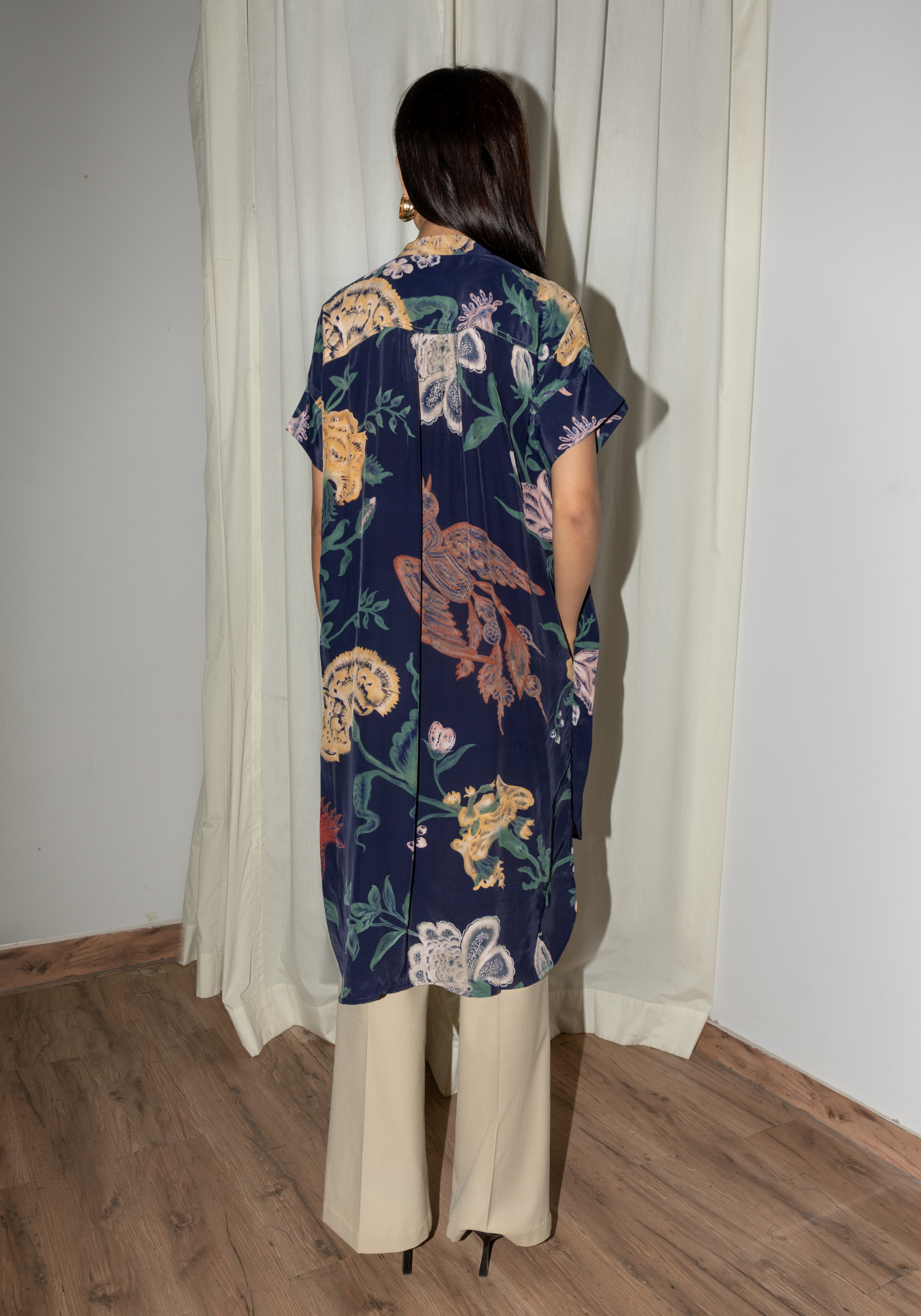 Evening Bloom High Low Shirt