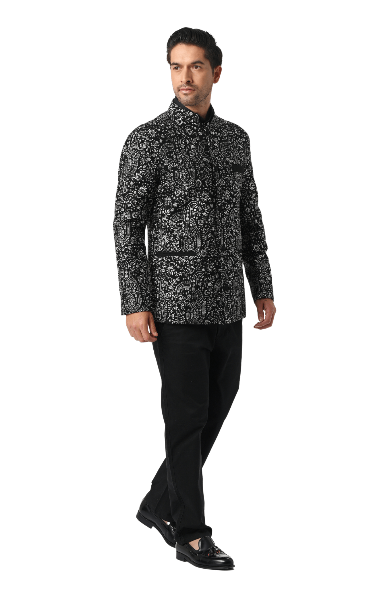 Paisley Embroidered Bandhgala