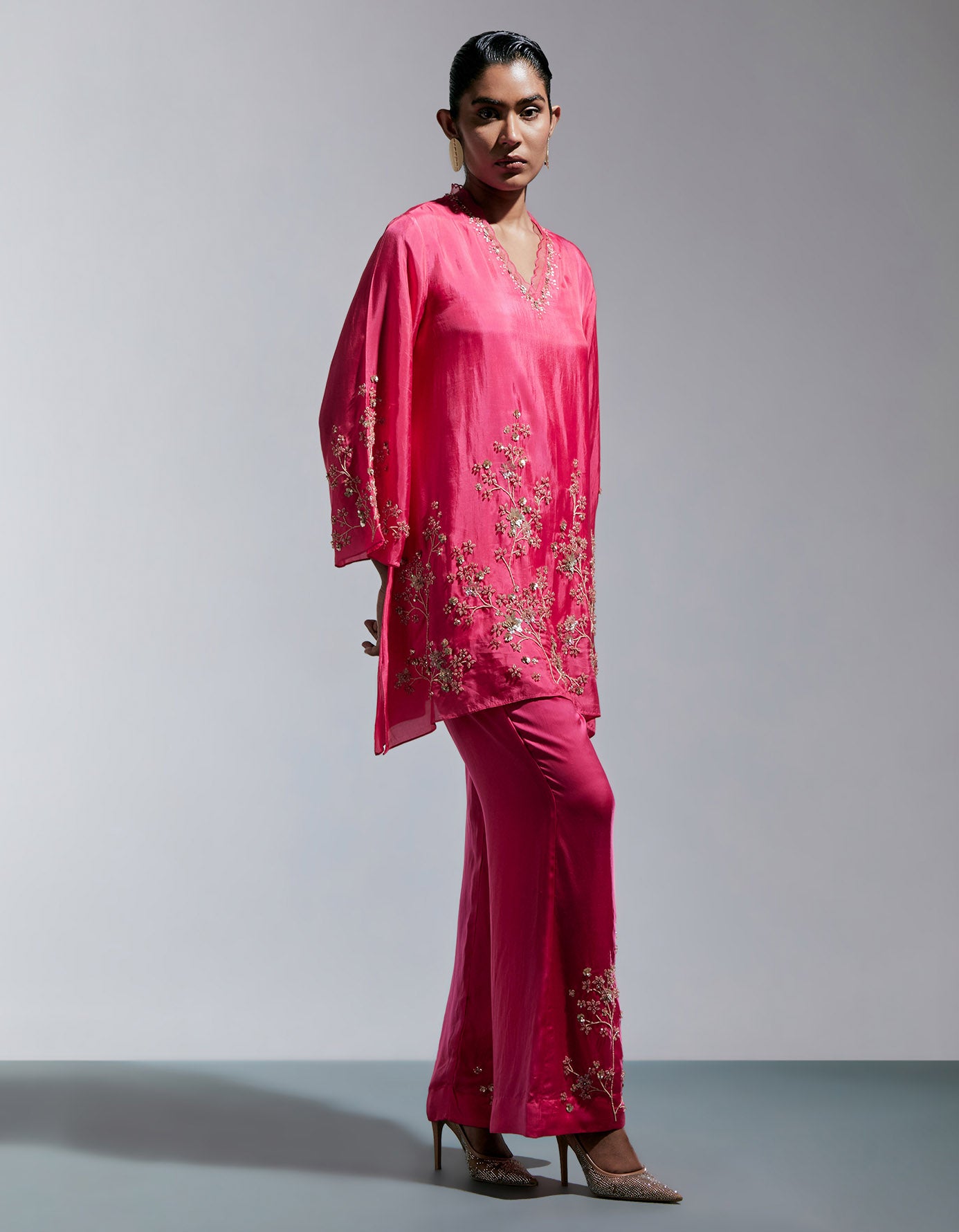 Raspberry Salwar Set