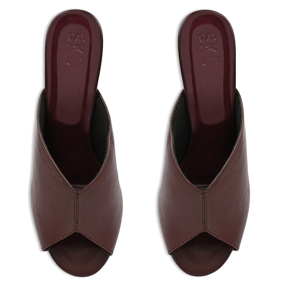 Maura Maroon Heel