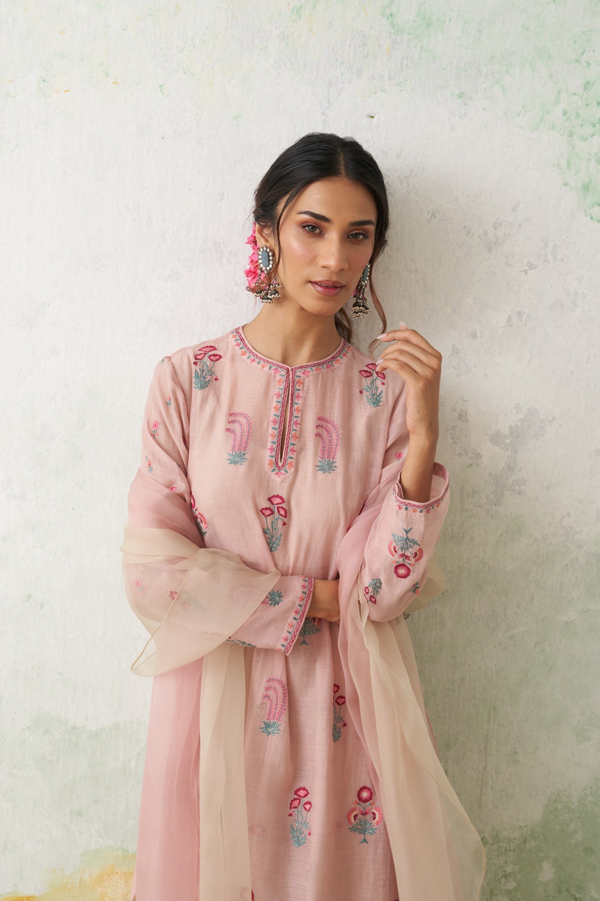 Kashmiri Emb. Lehenga Set