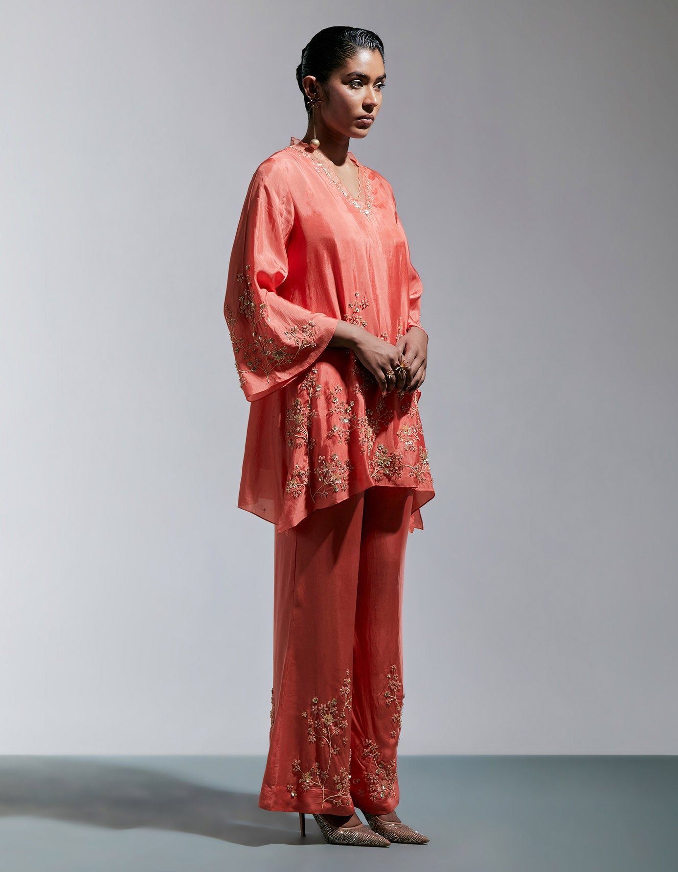 Vermillion Salwar Set