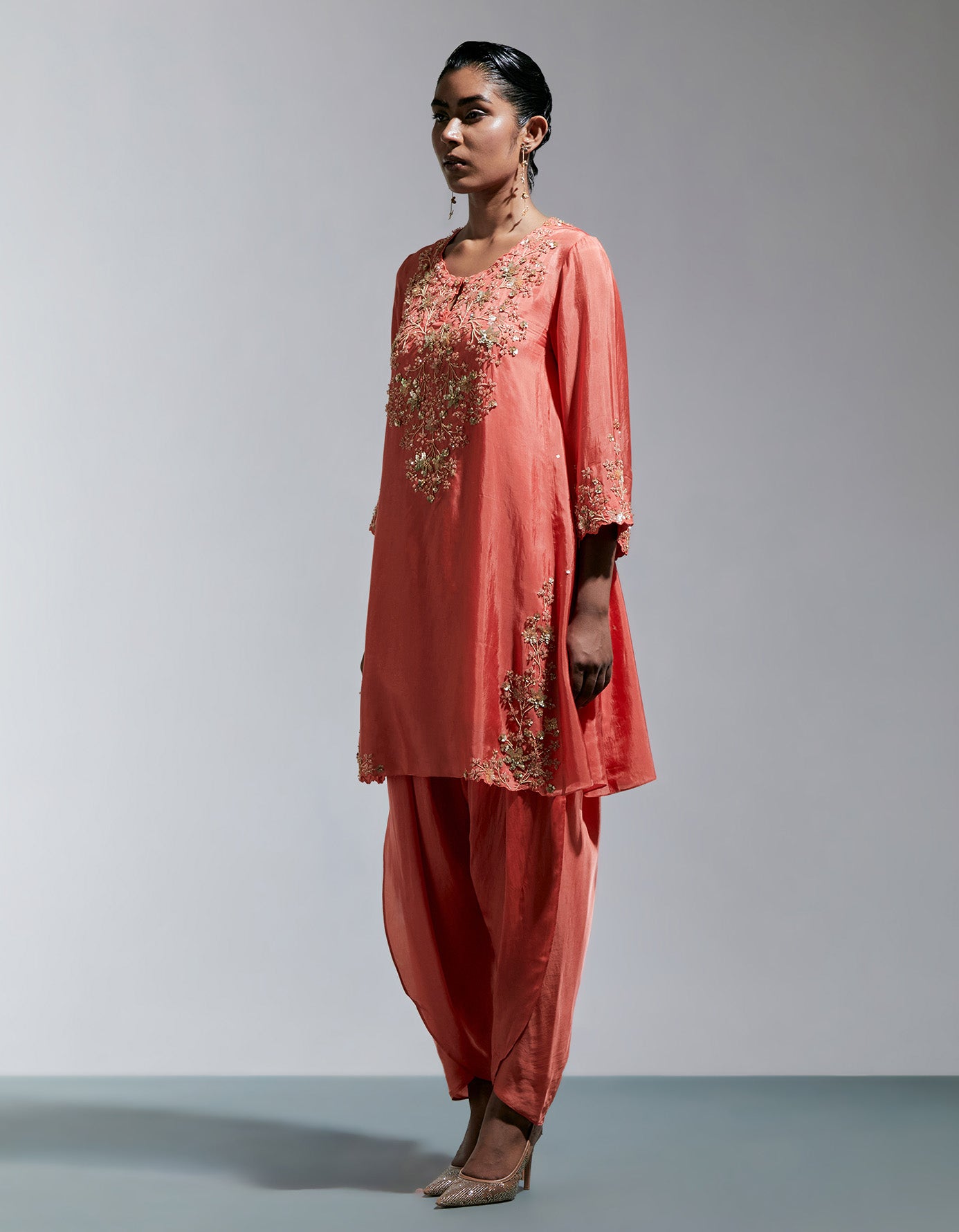 Vermillion Salwar Set