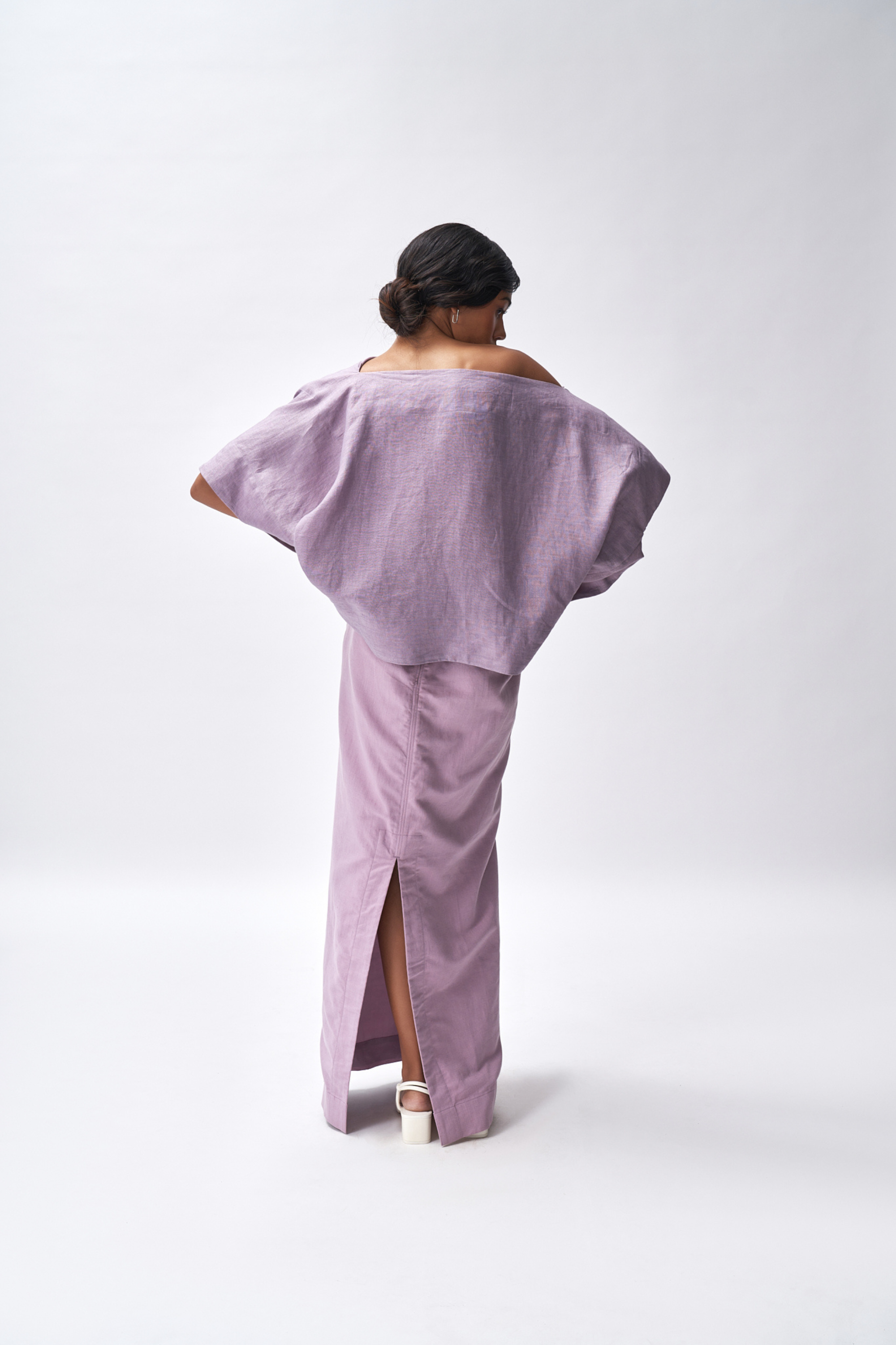 Linen Off-shoulder Top