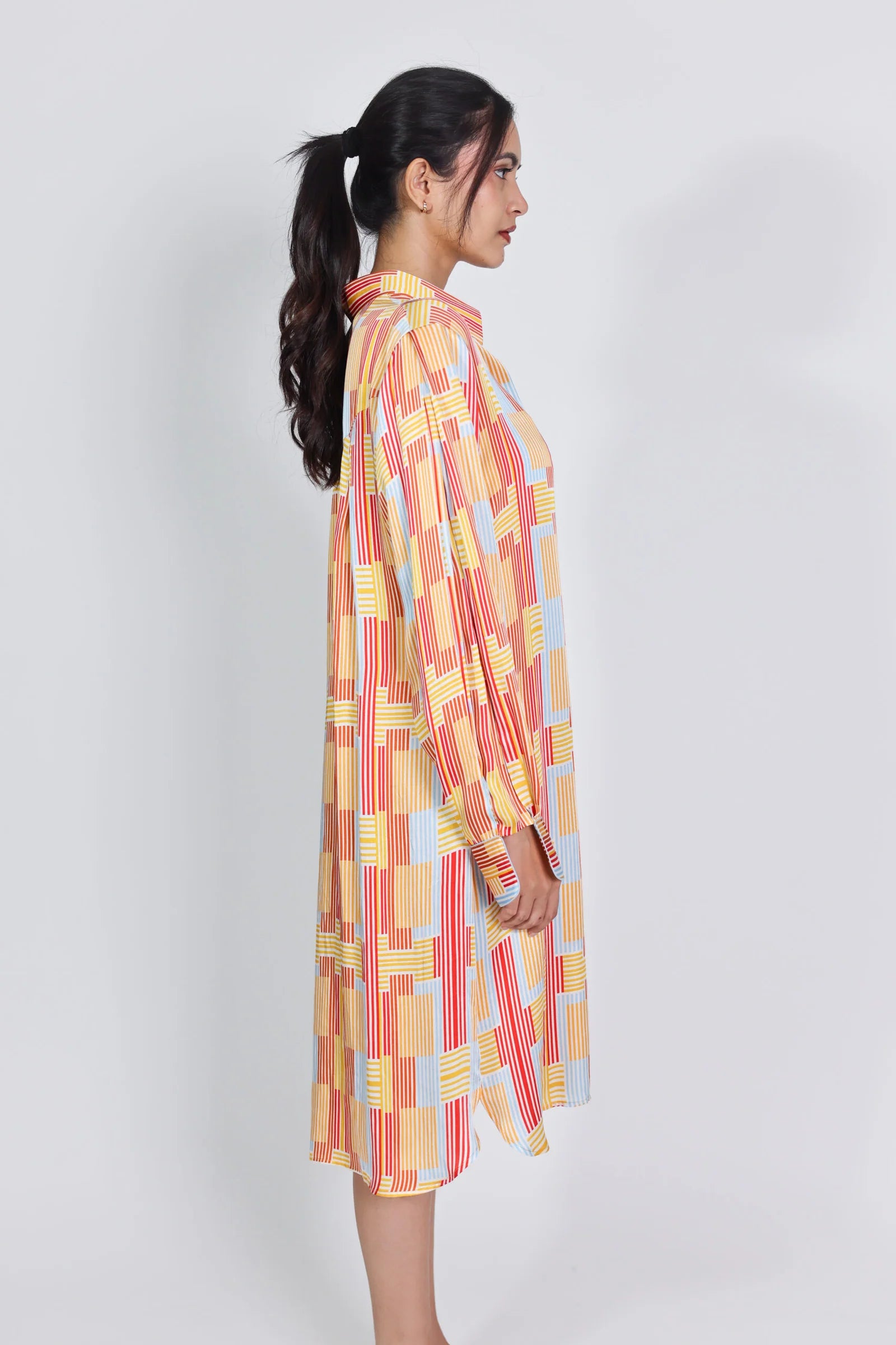Cuffed Shirtdress