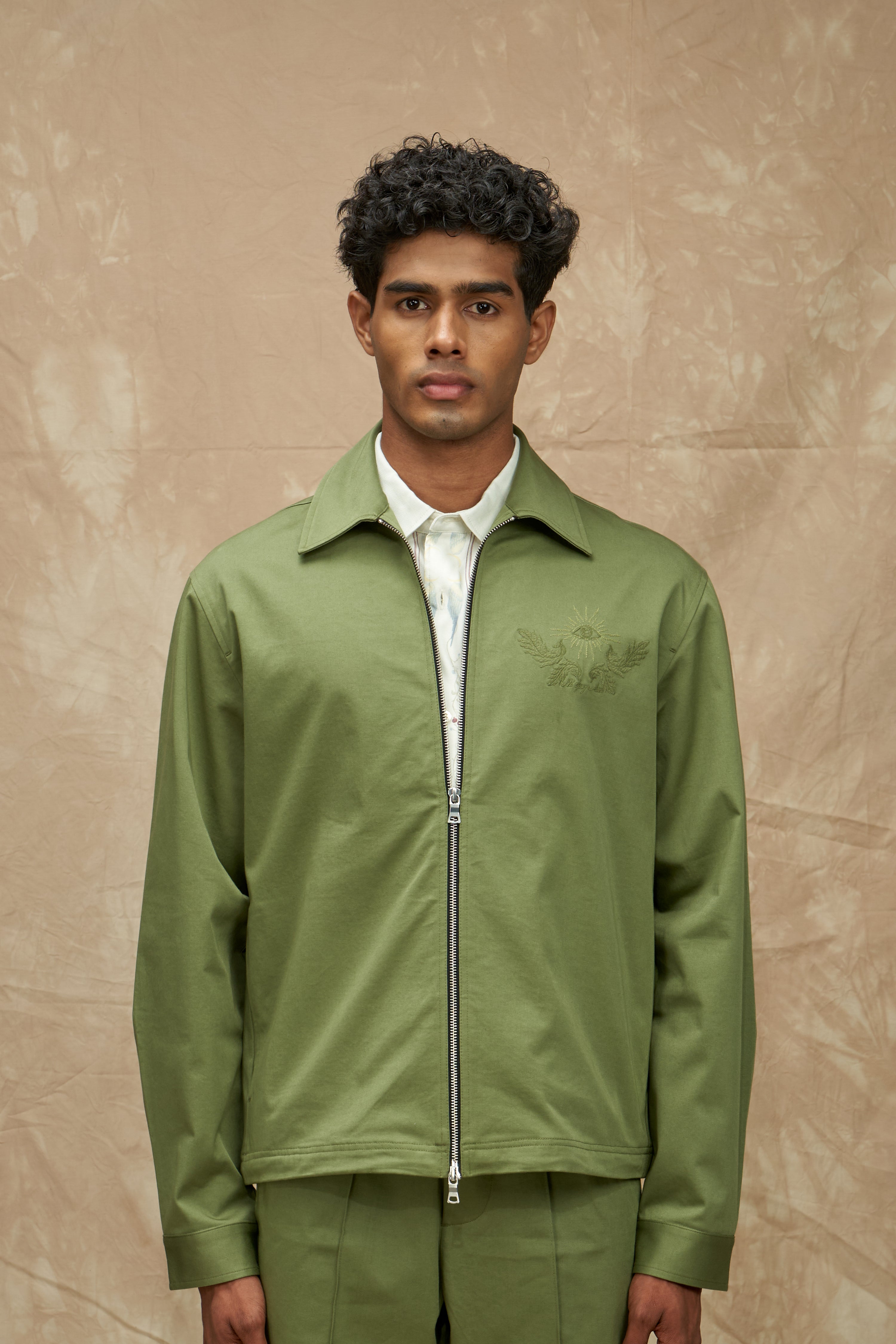 Cosmic Bloom Zip-up Jacket