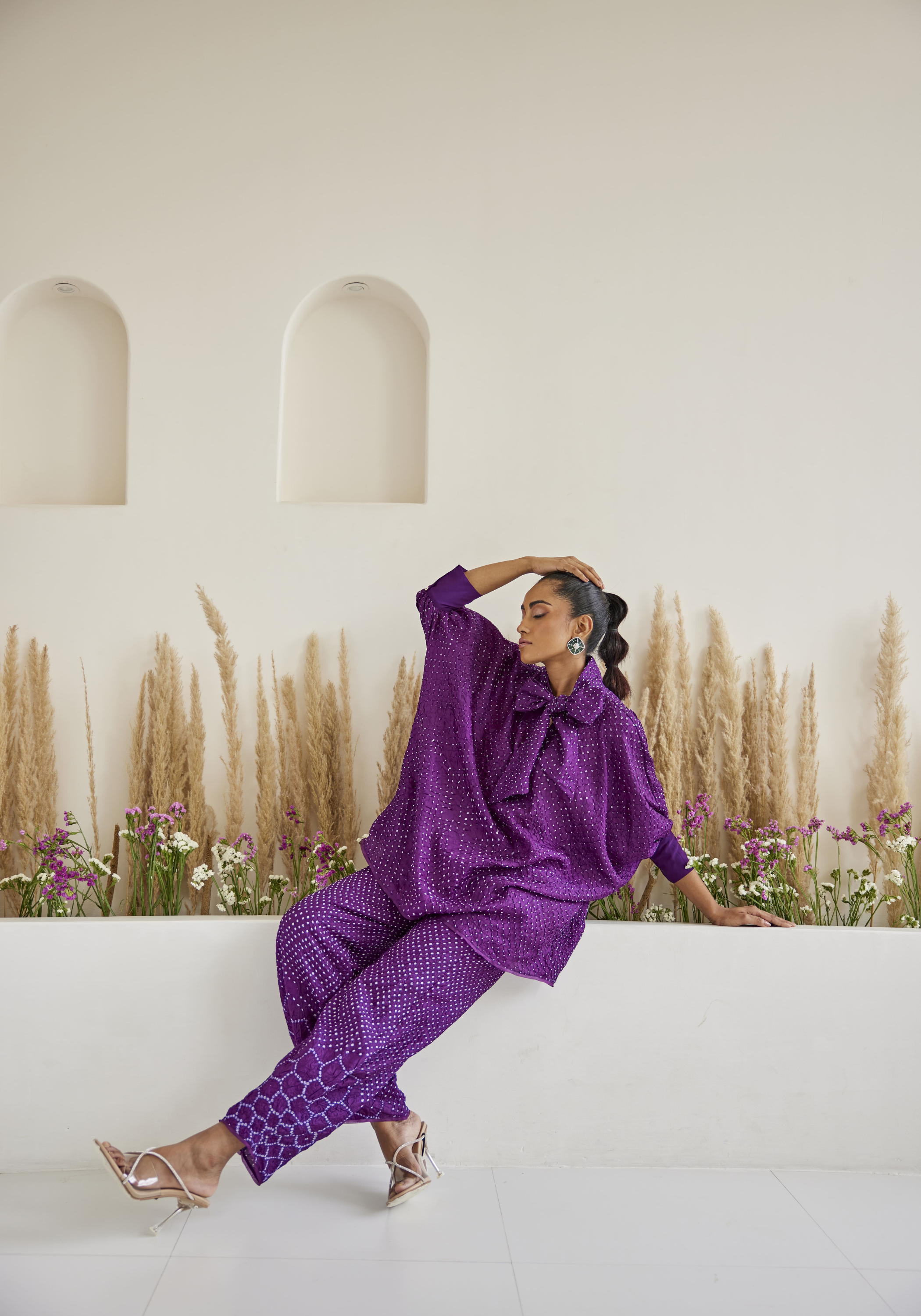 Artisanal Bandhani Tie Shirt