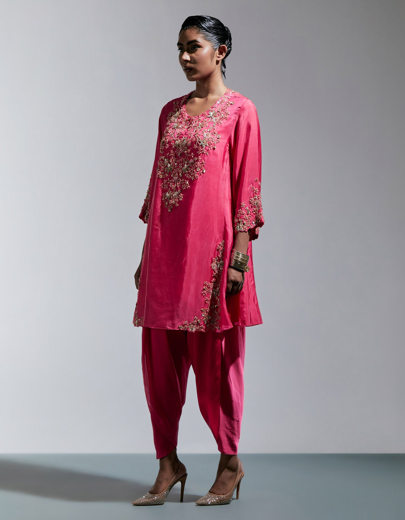 Raspberry Salwar Set