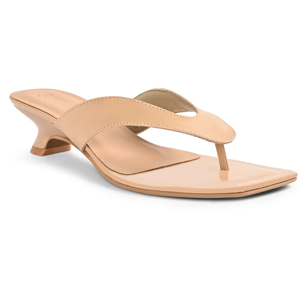 Lana Beige Patent Heel