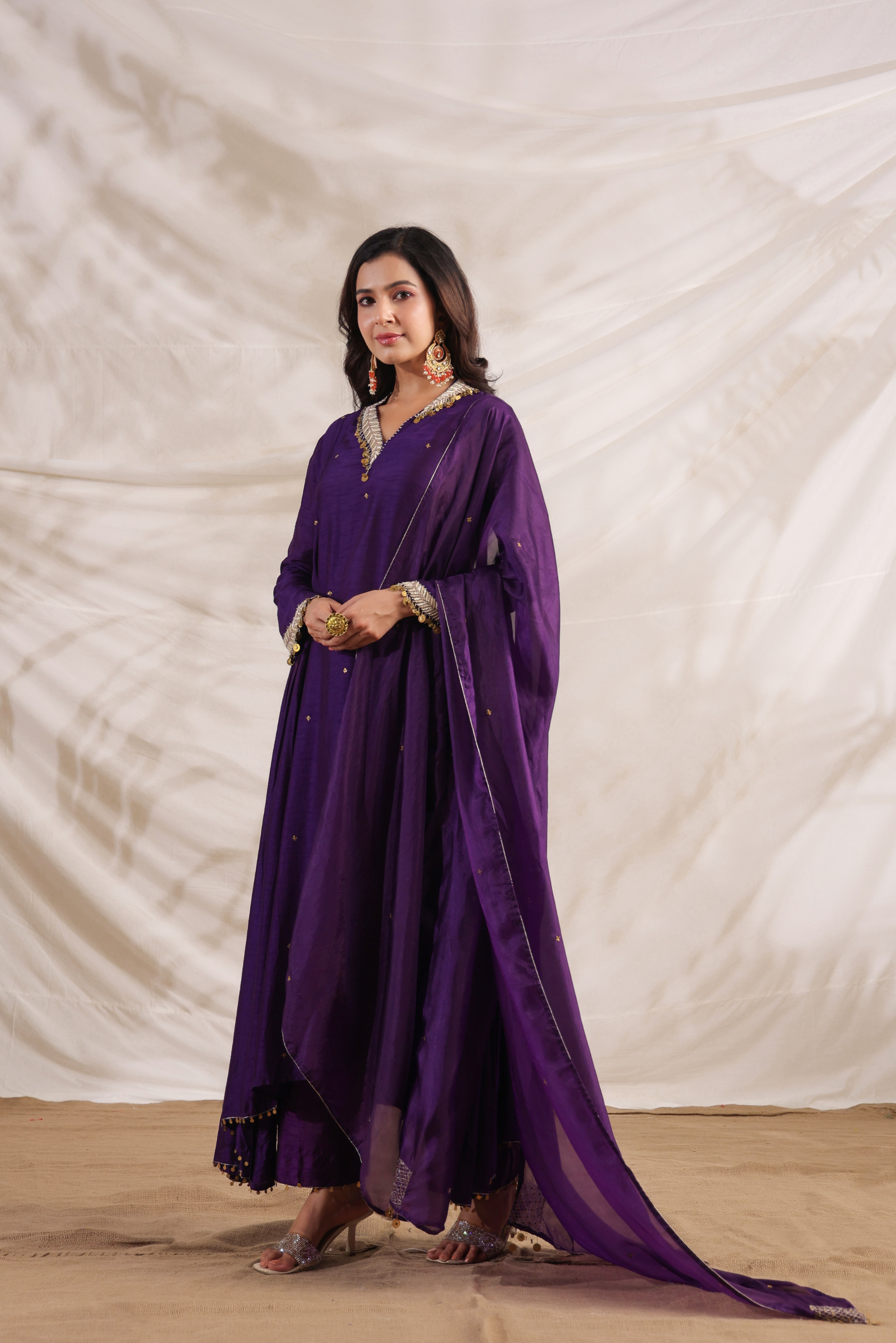 Pankh Anarkali Embroidered Kurta Set