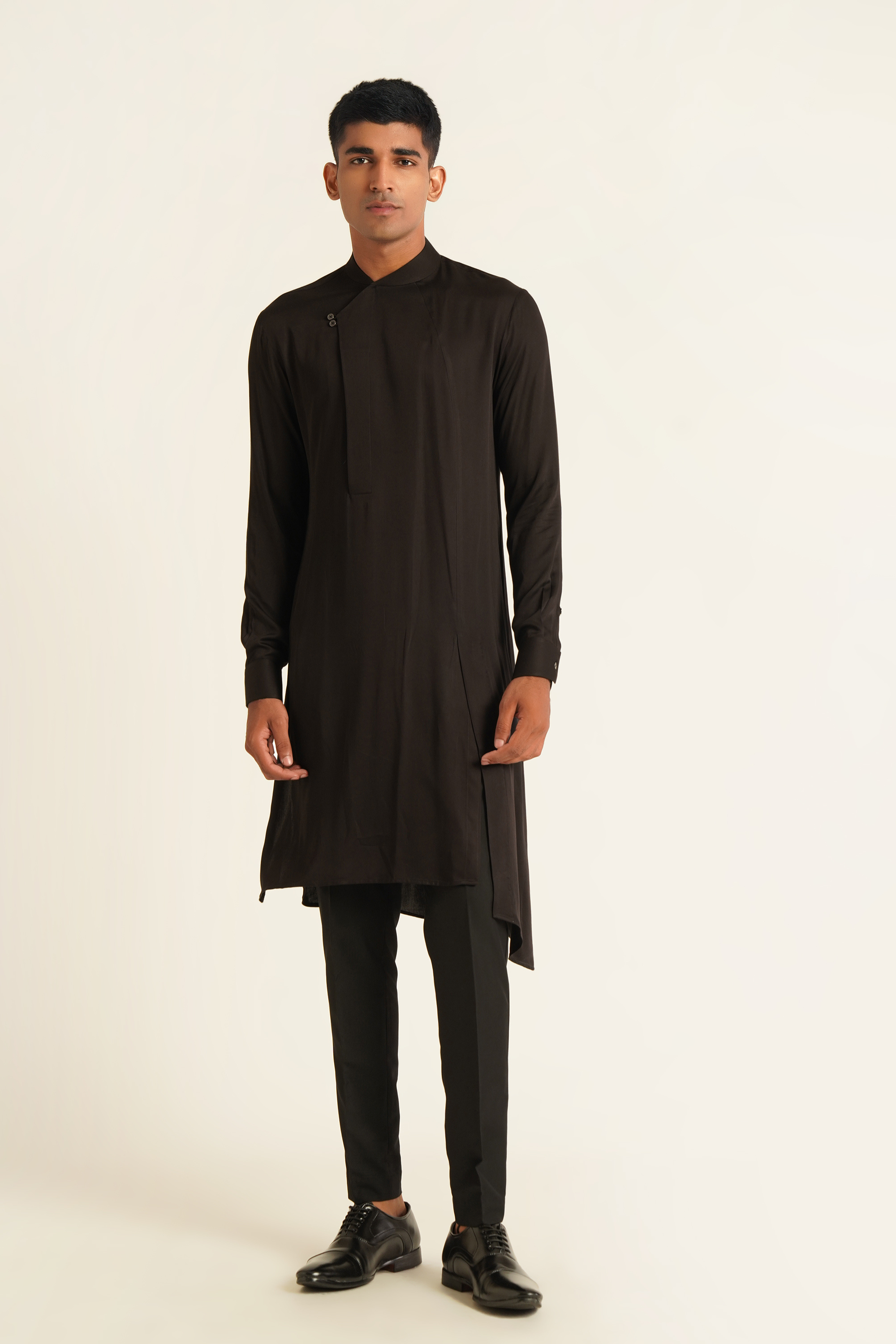 Two Button Asymmetric Kurta