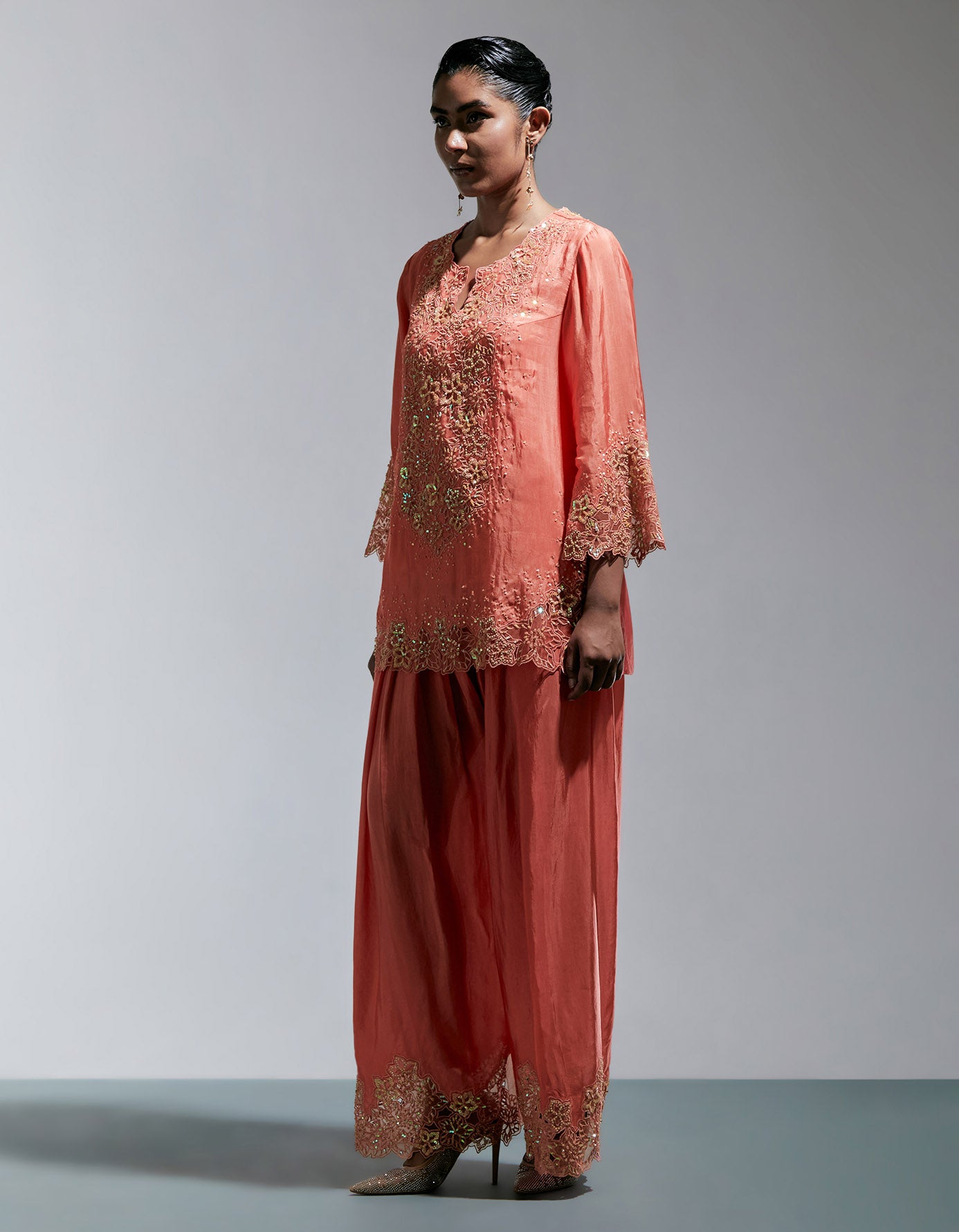 Vermillion Salwar Set