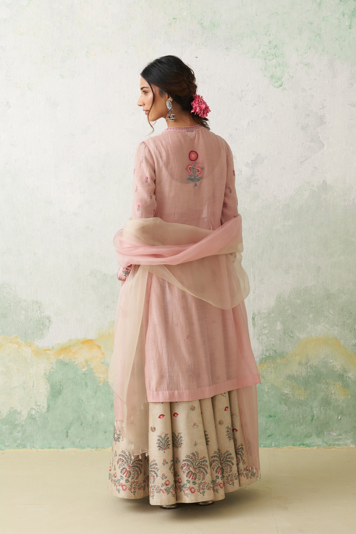 Kashmiri Emb. Lehenga Set