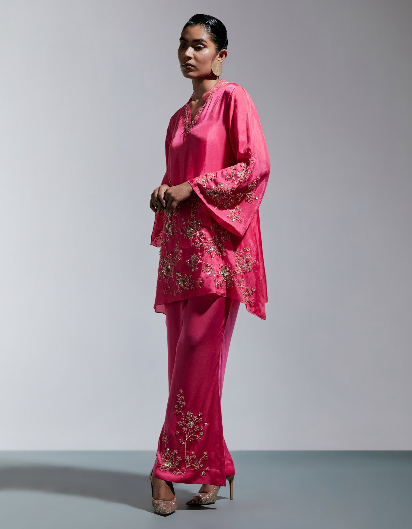 Raspberry Salwar Set