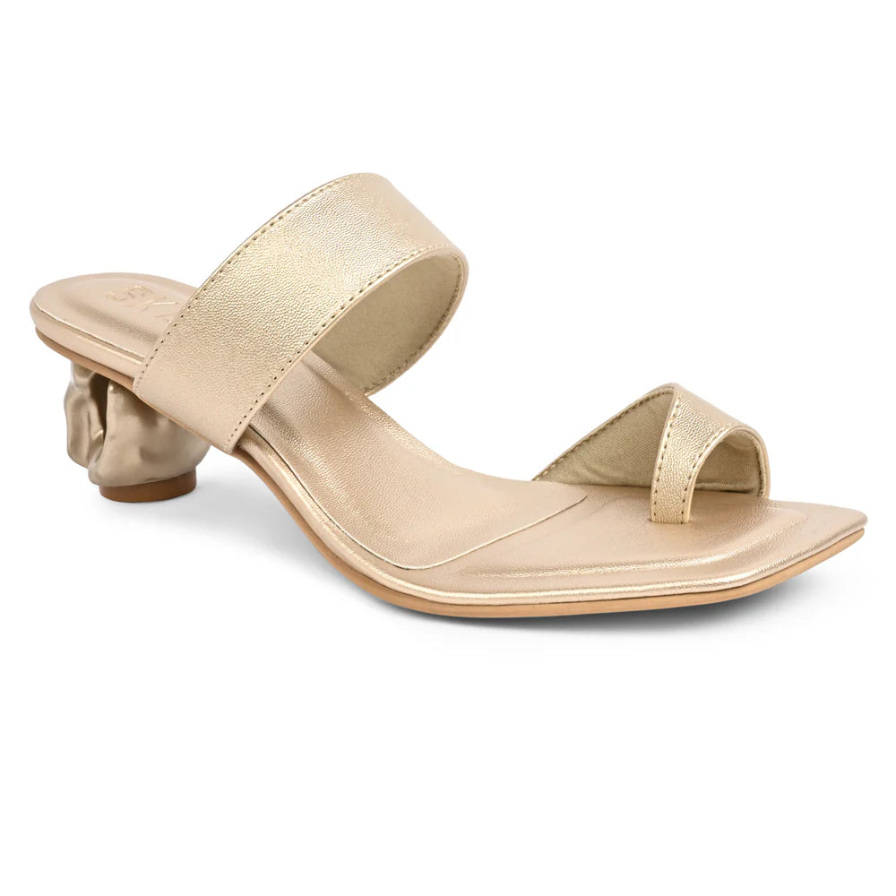 Dahlia Champagne Gold Heel
