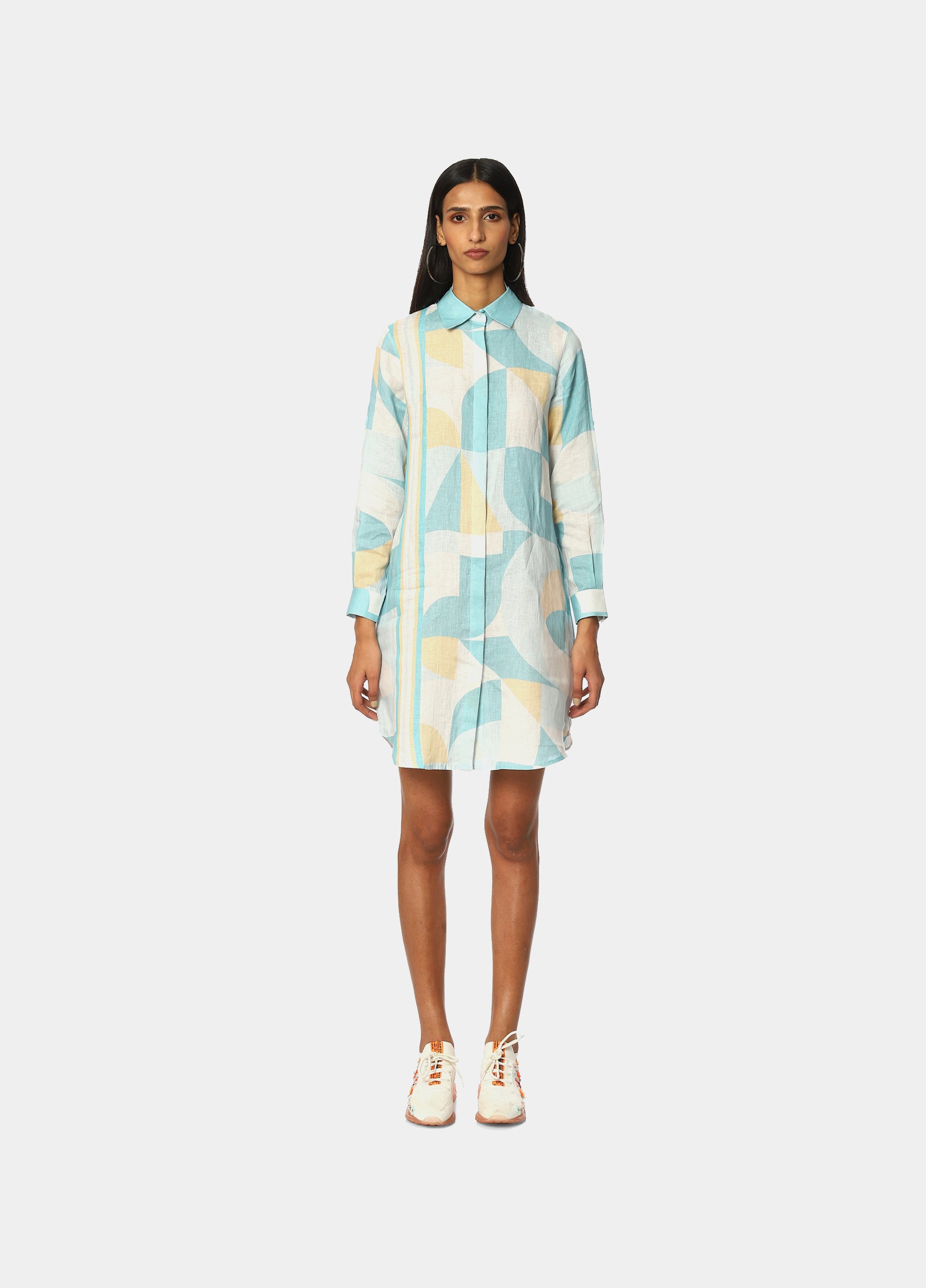 The Linen Casual Friday Tunic Dress