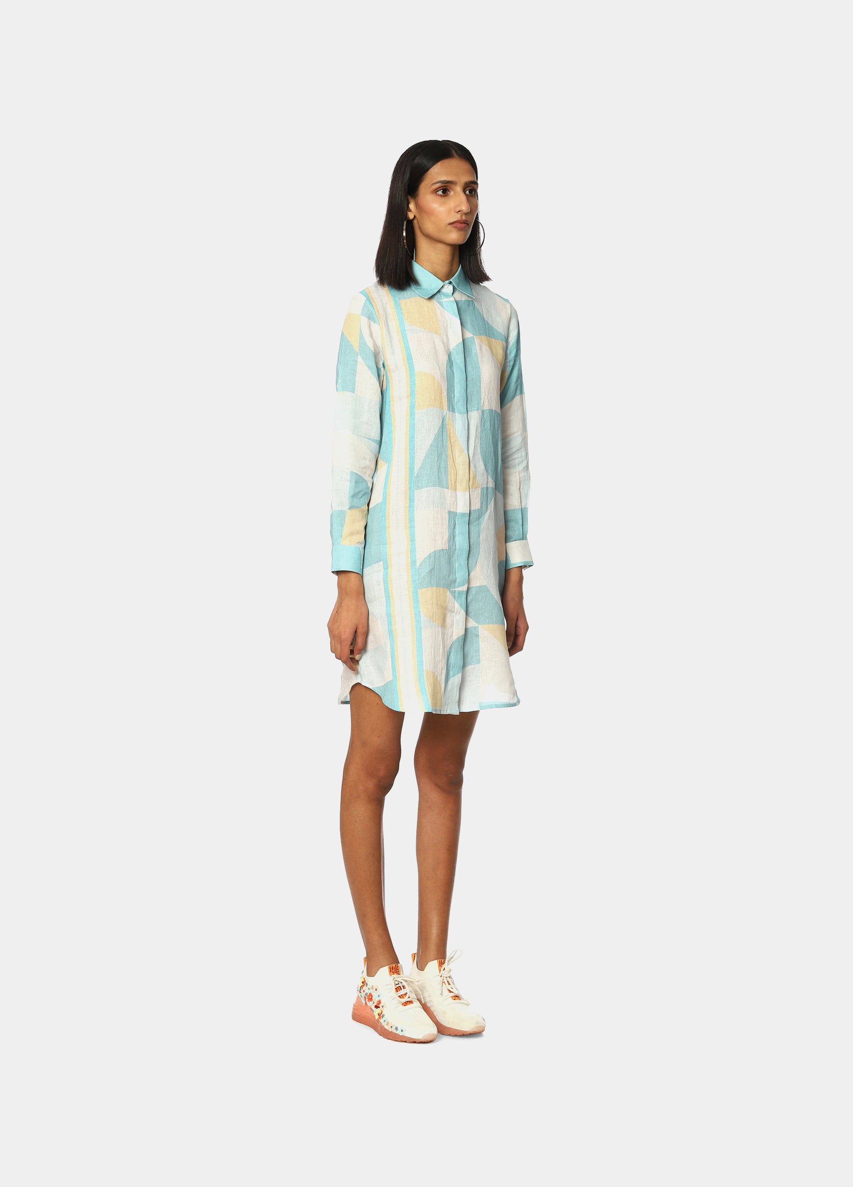 The Linen Casual Friday Tunic Dress