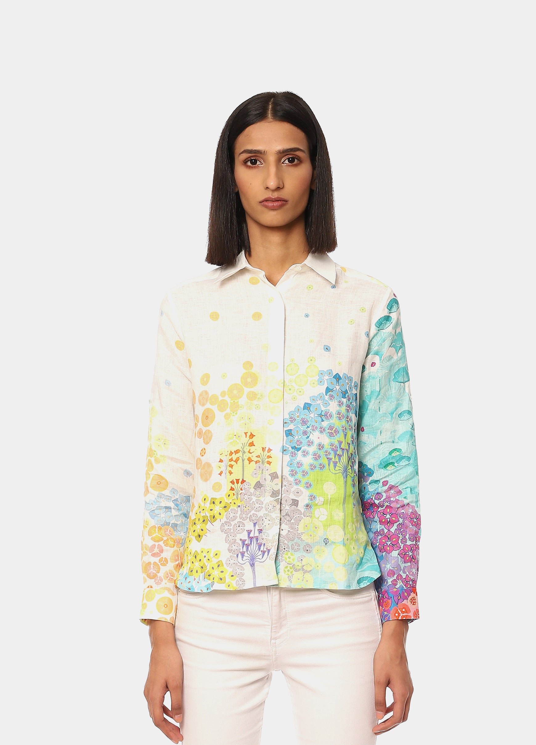 The Linen Flora Shirt