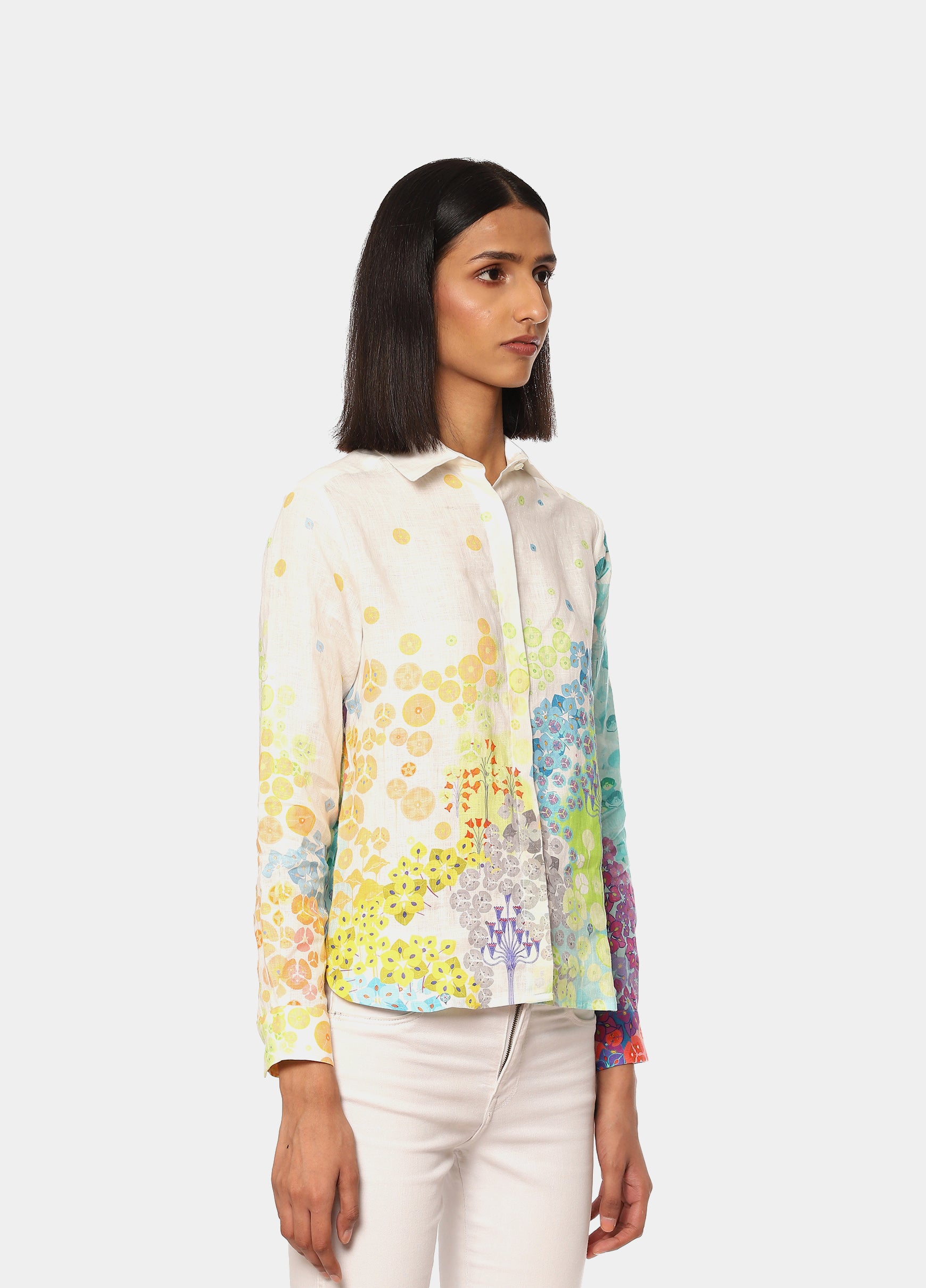 The Linen Flora Shirt