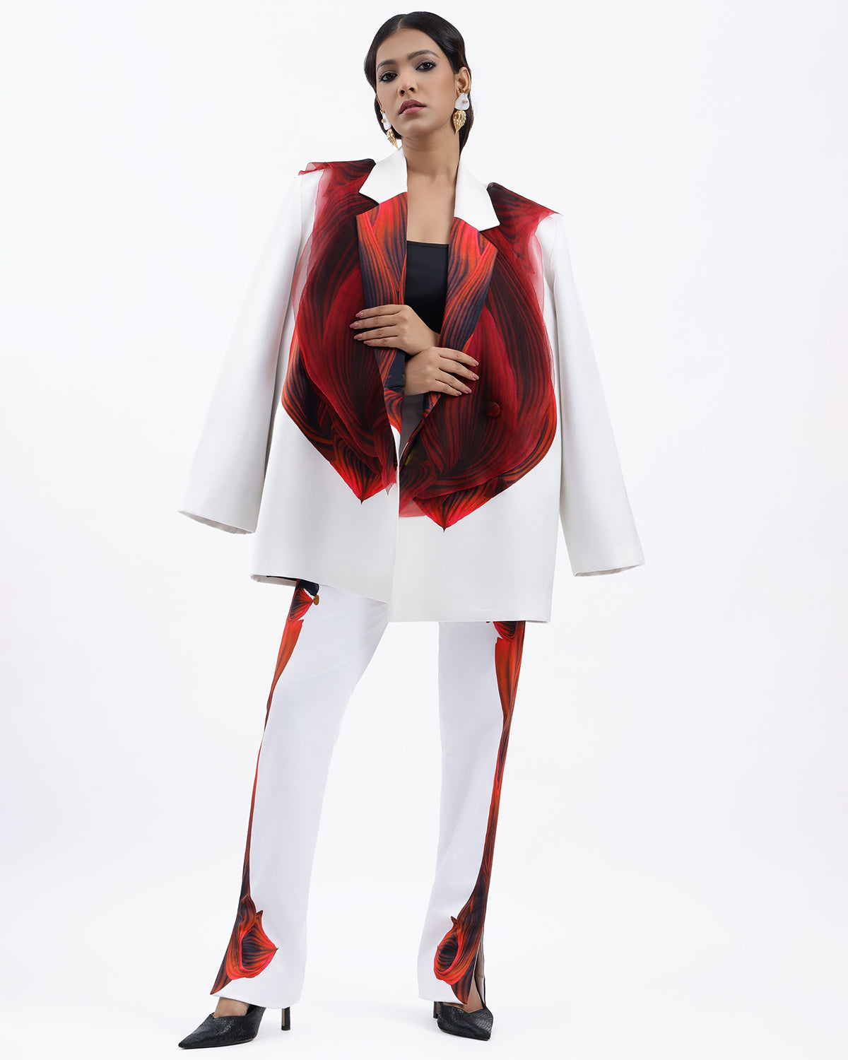 Blazer With Lycra Pant