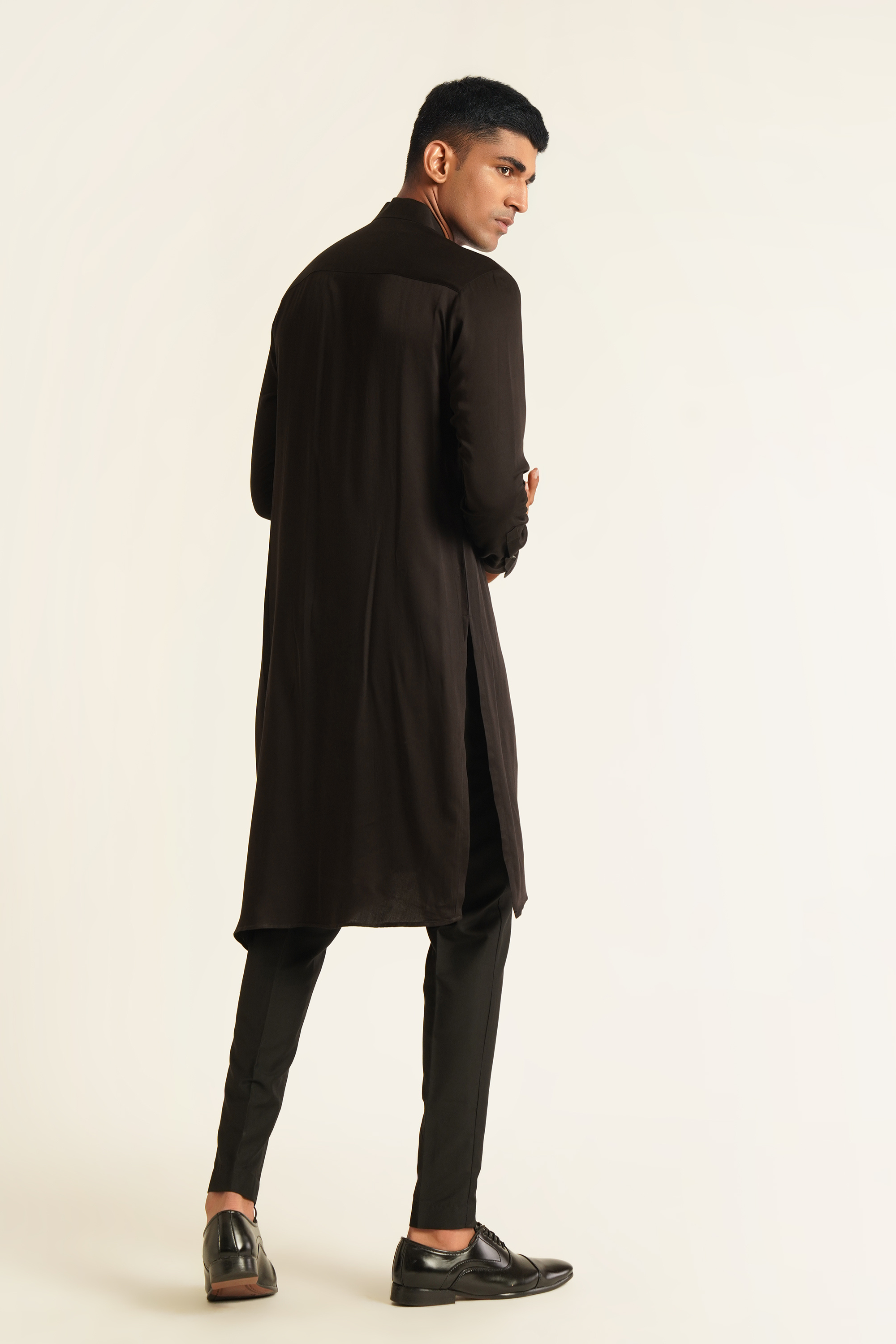 Two Button Asymmetric Kurta