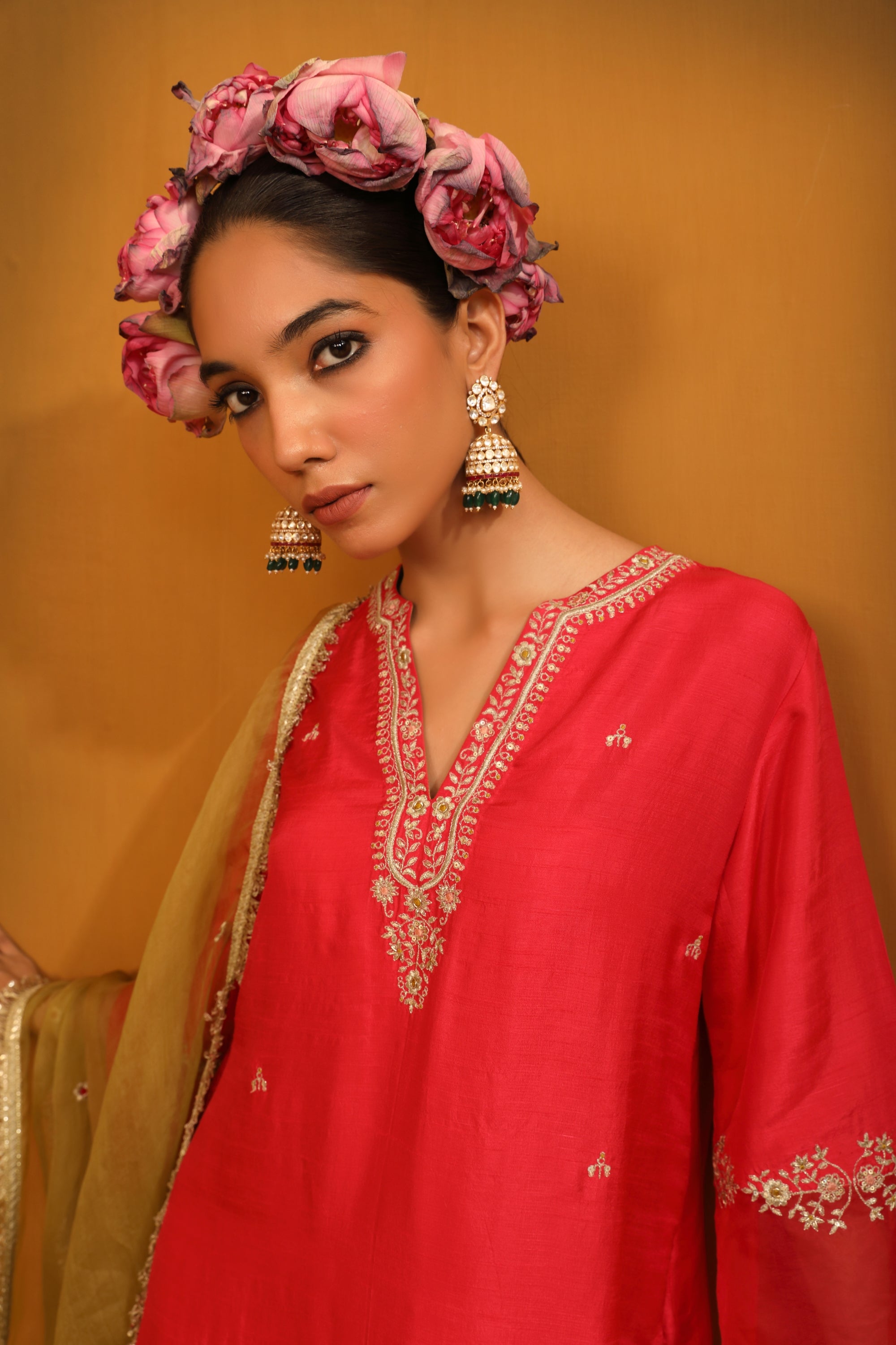 Shehnaz Kurta Set - Pink