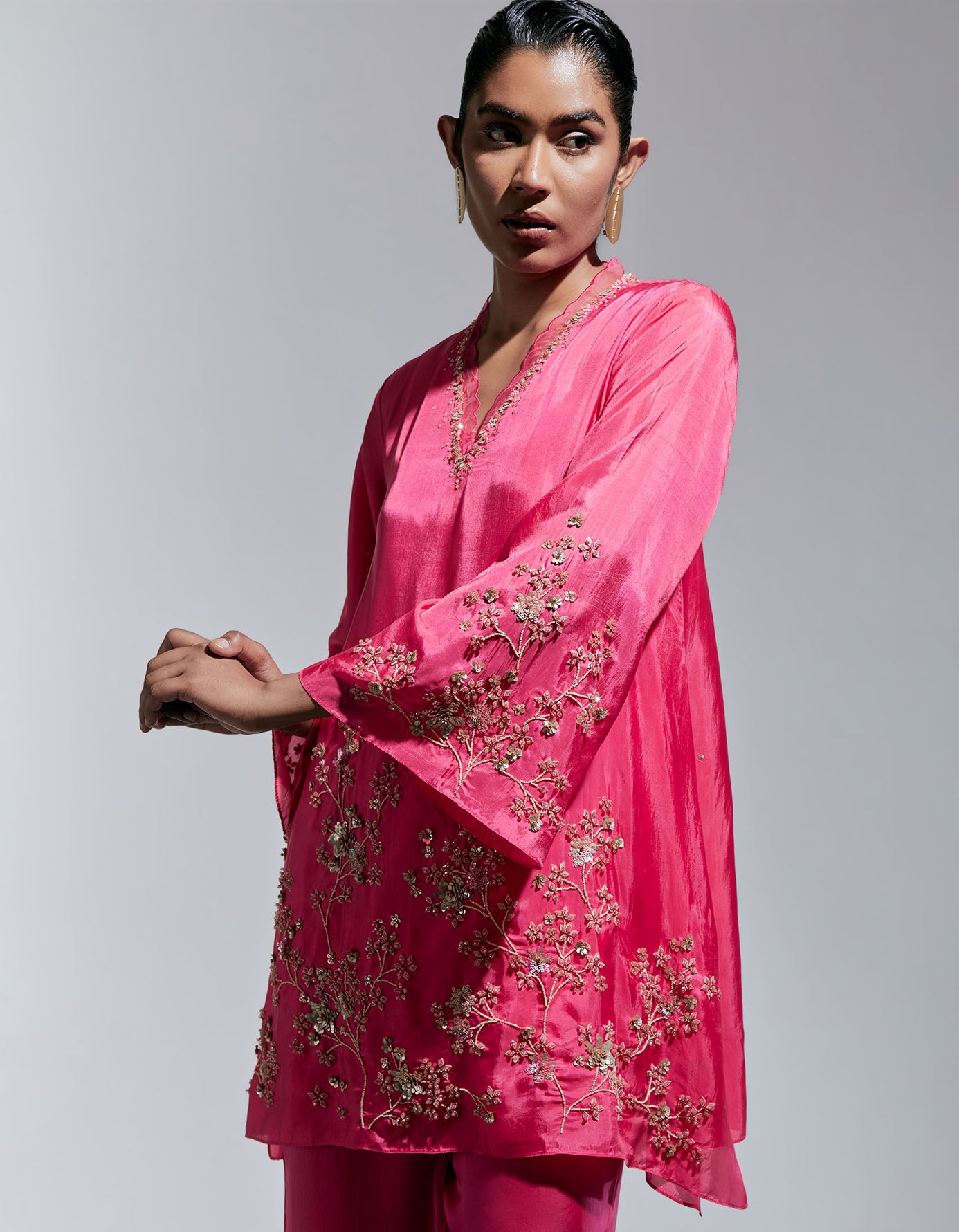 Raspberry Salwar Set