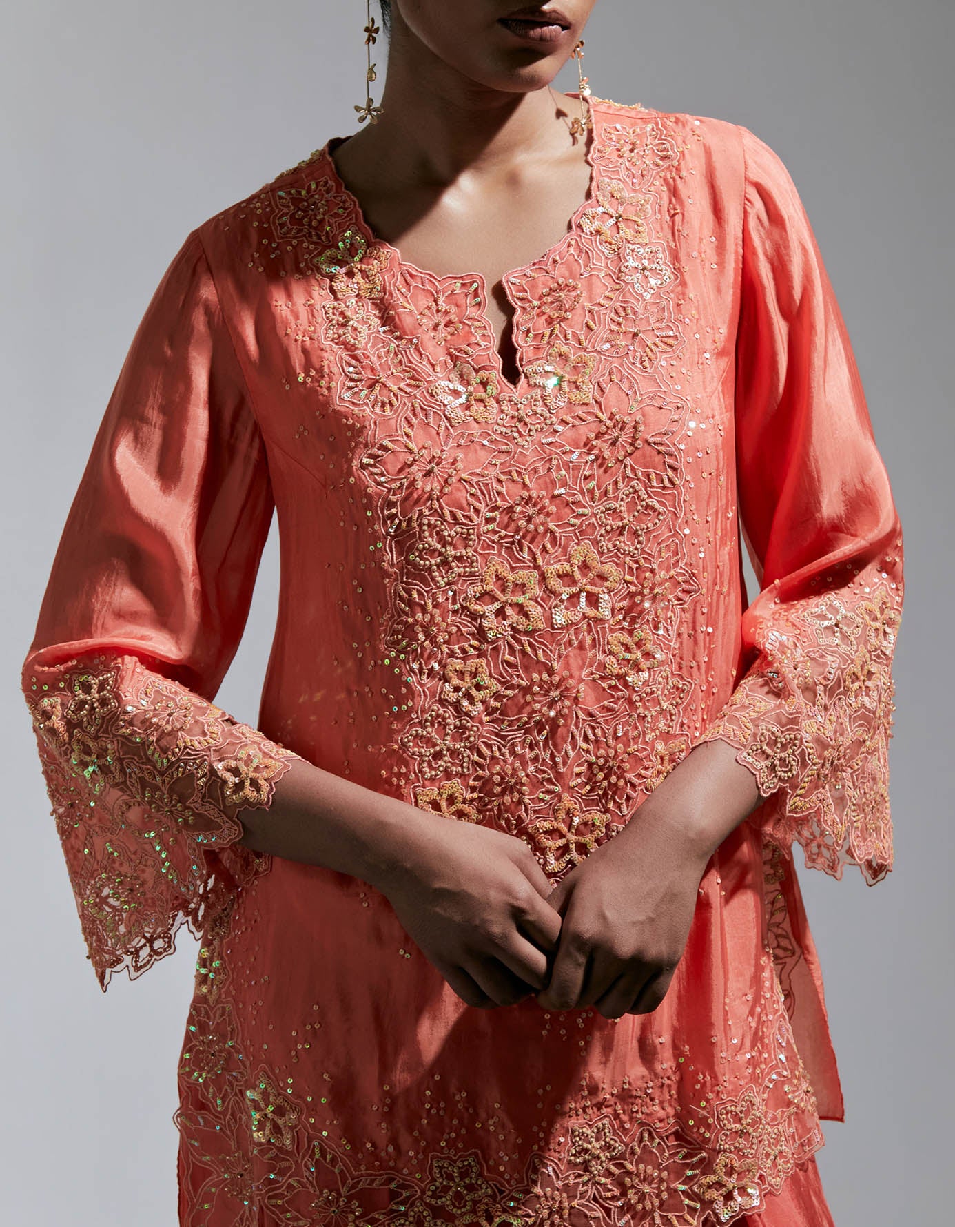Vermillion Salwar Set