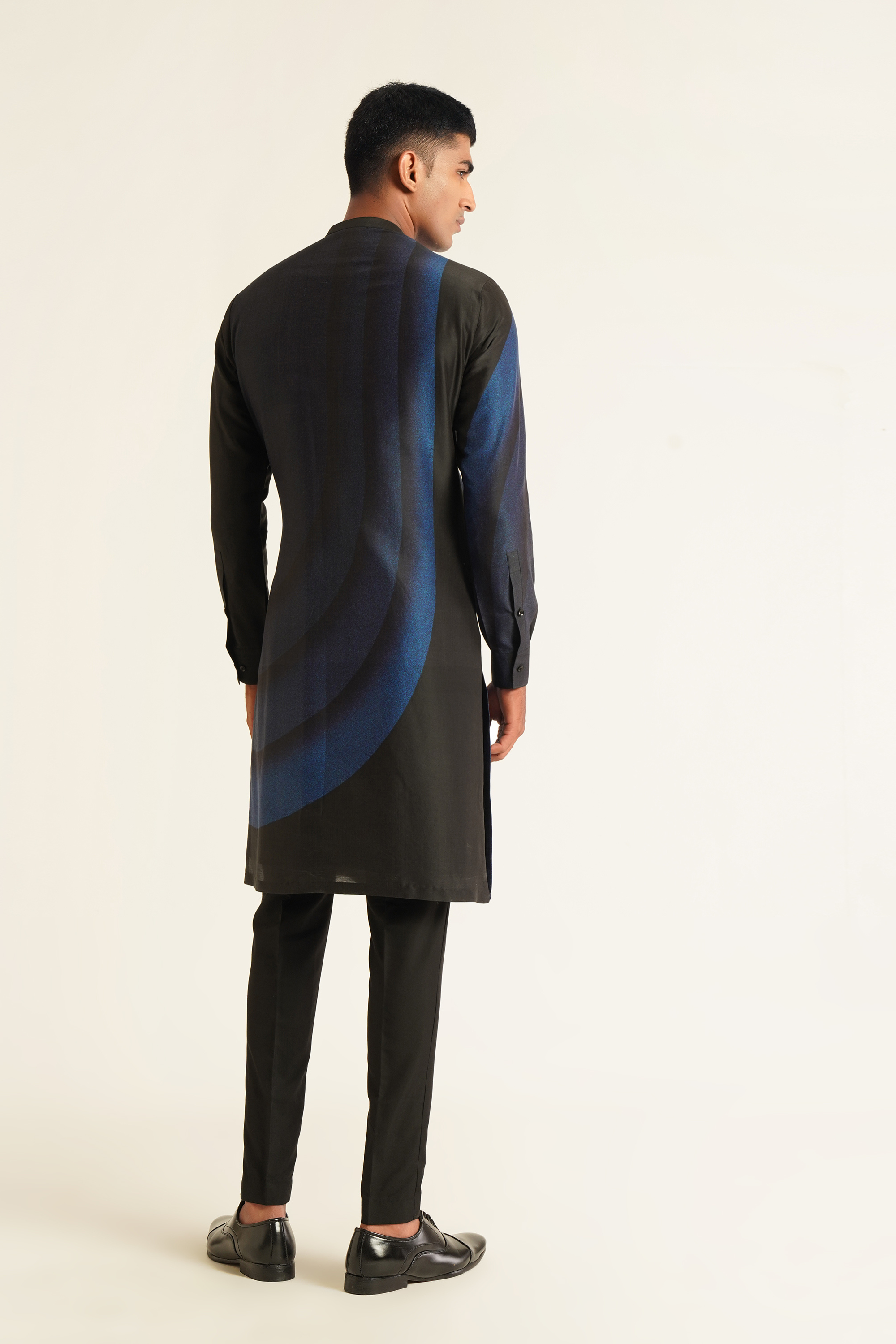 Printed Hybrid Kurta Set
