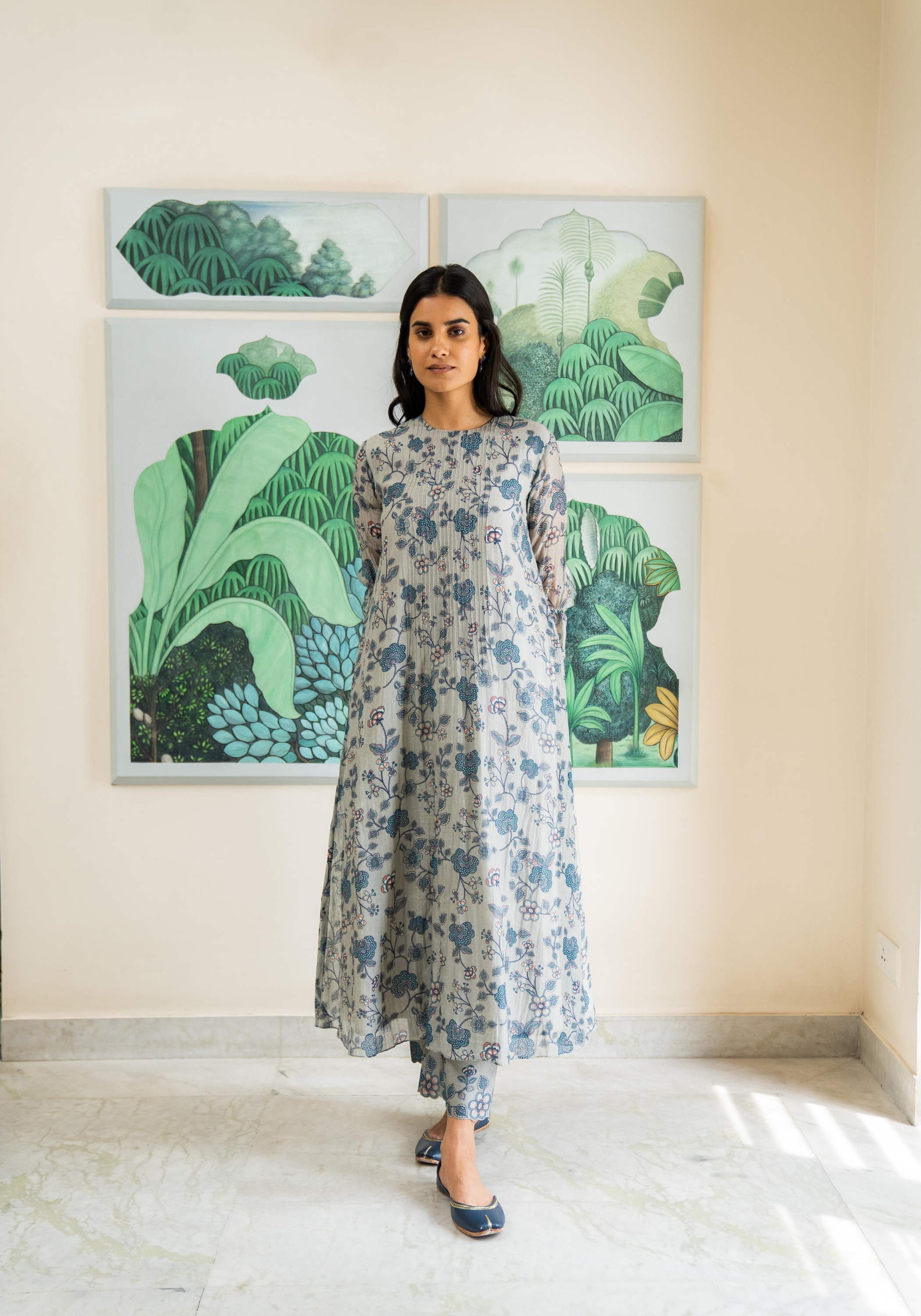 Iris Pintuck Co-ord Kurta Set