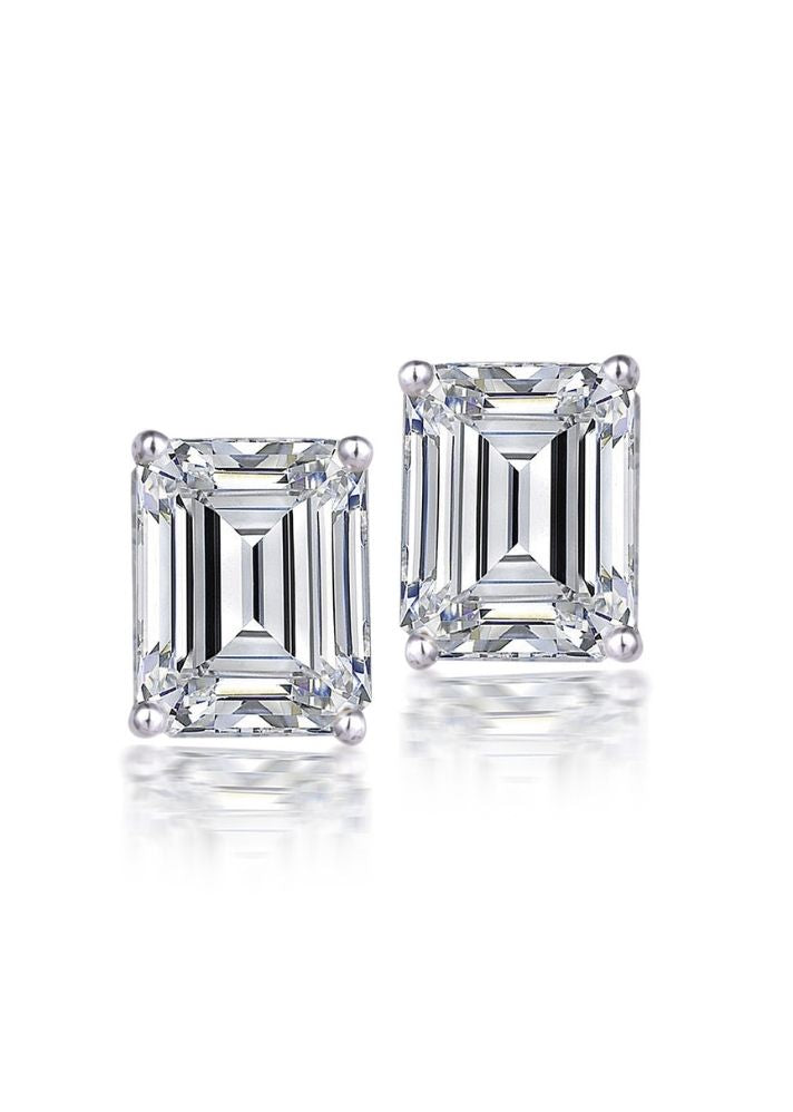 Ear Studs In Octagon-shaped