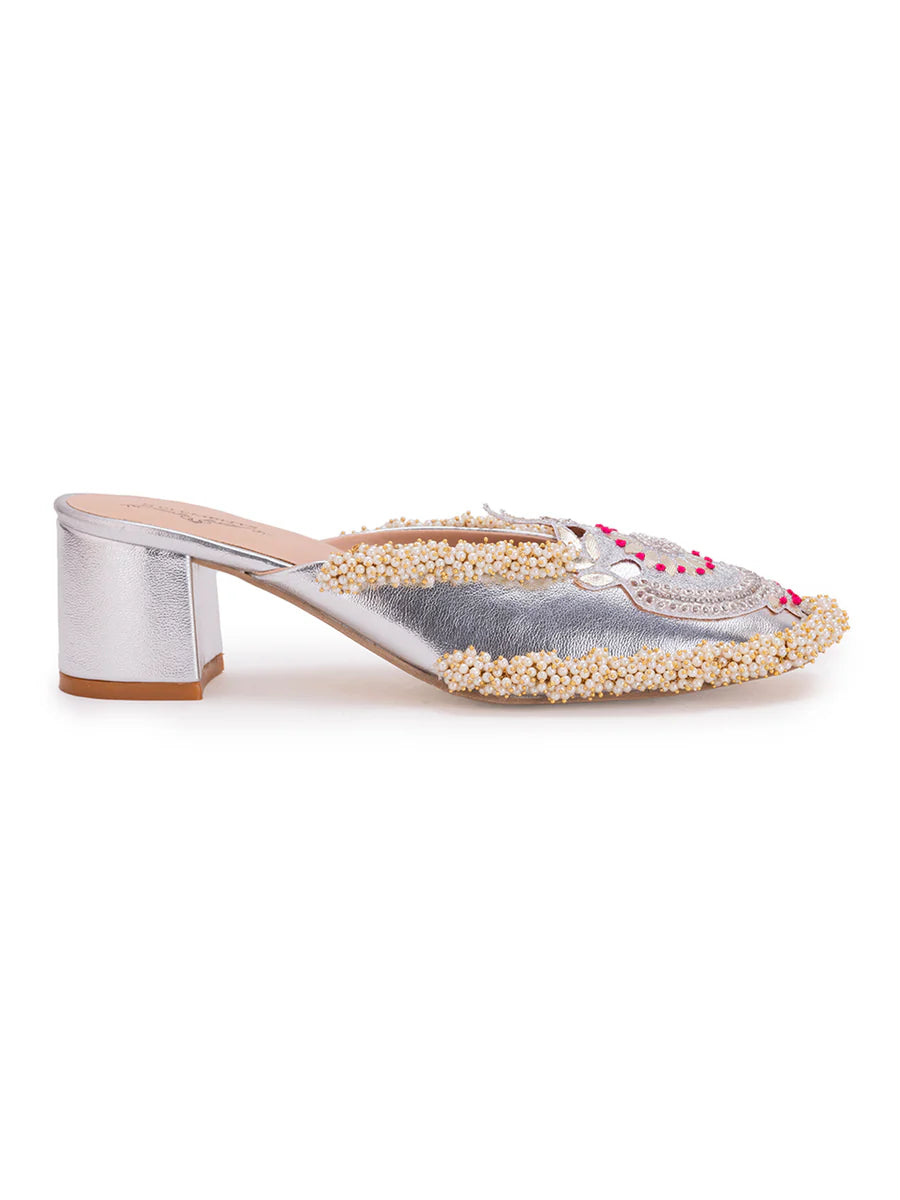 Silver Crown Heel