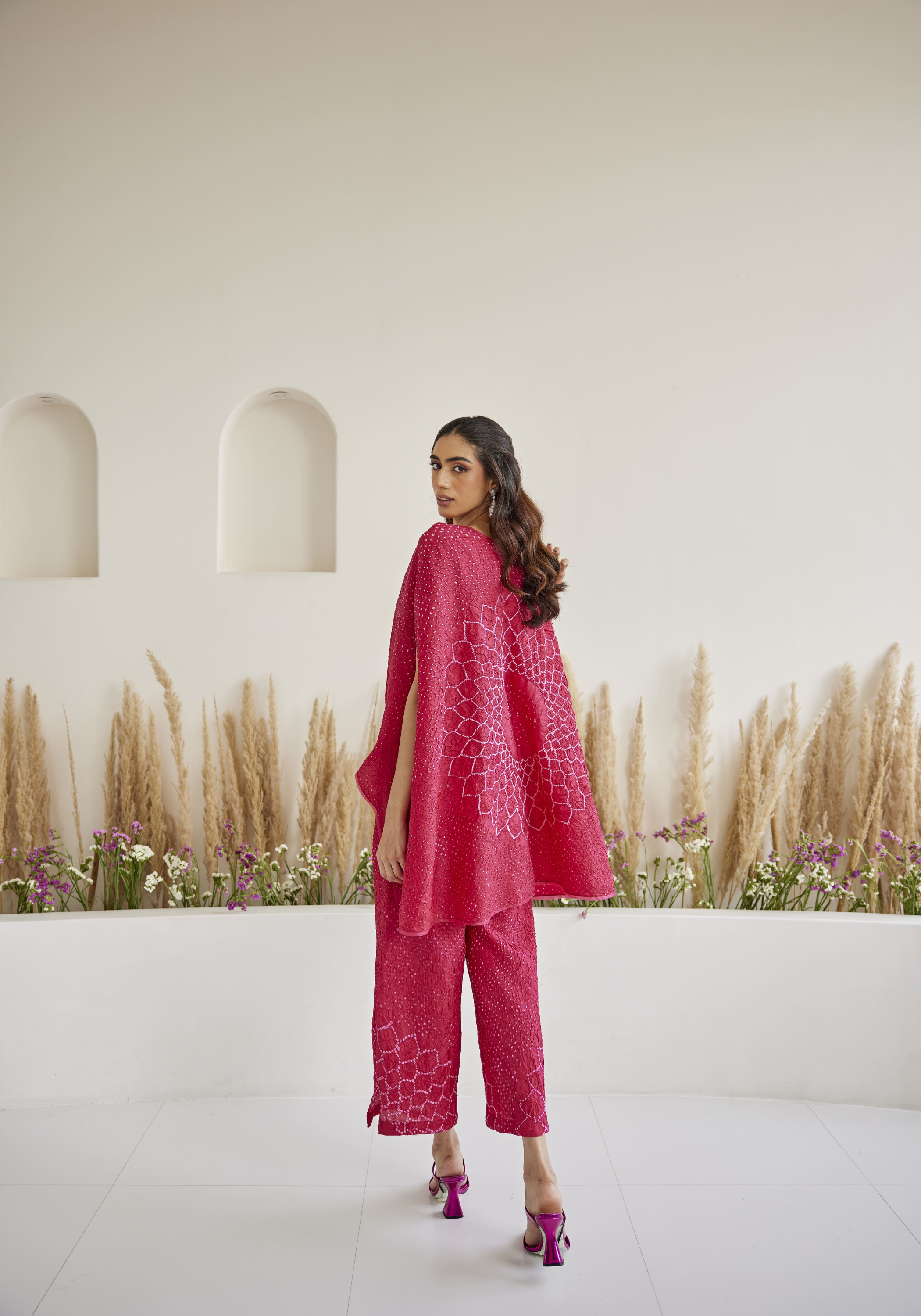 Artisanal Bandhani Wrap Over