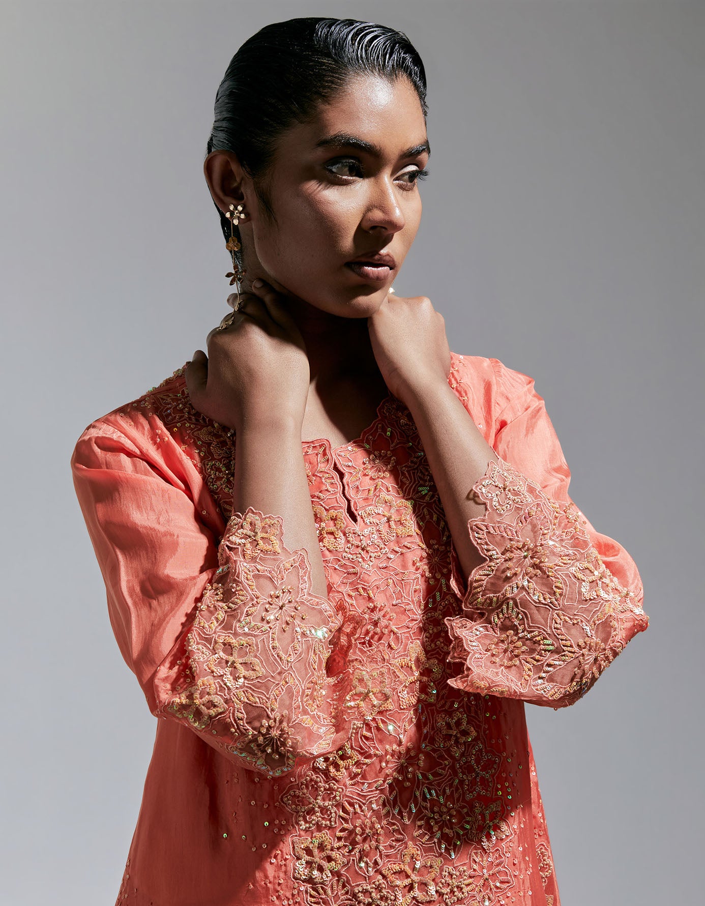 Vermillion Salwar Set