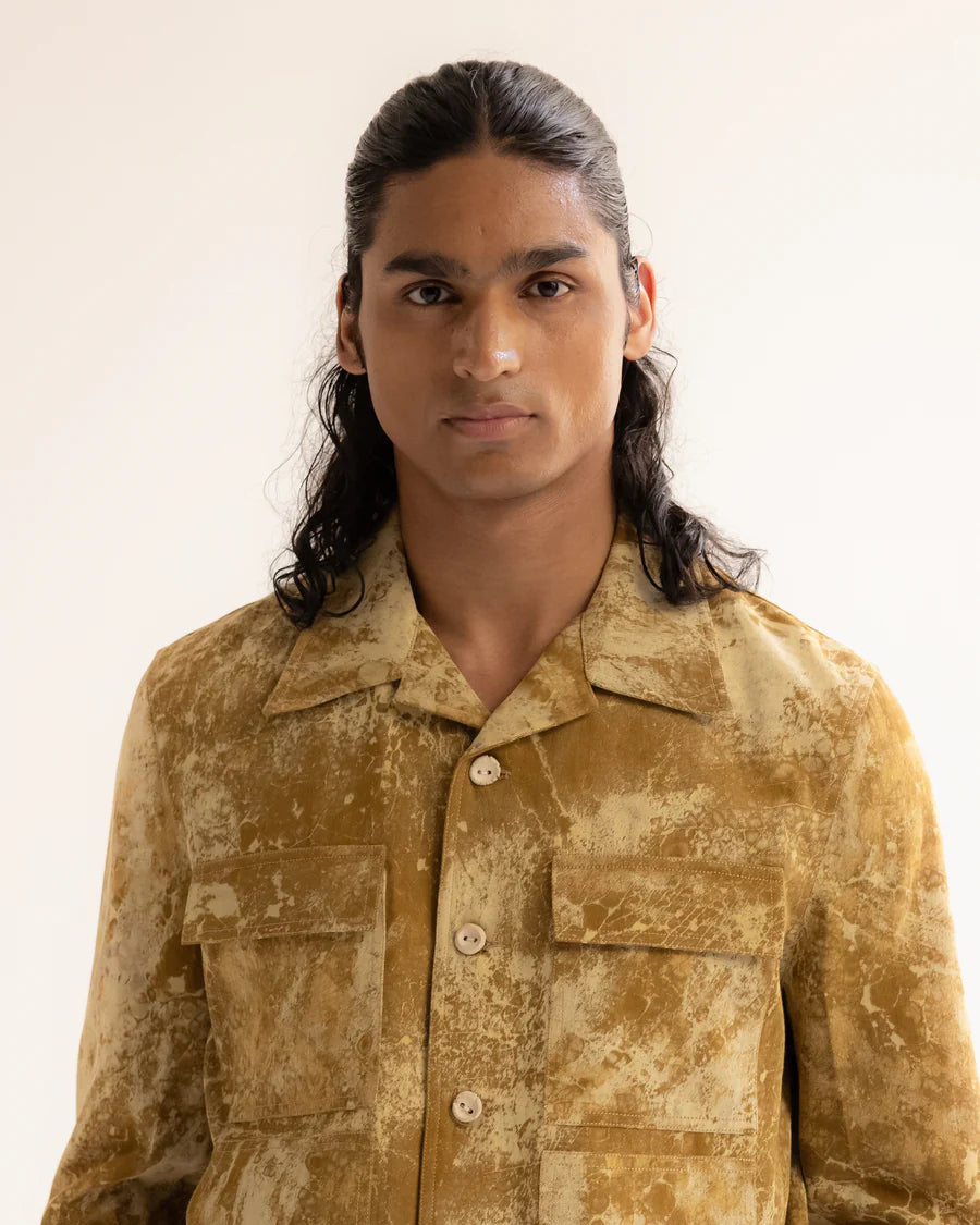Skin Textured Batik Jacket