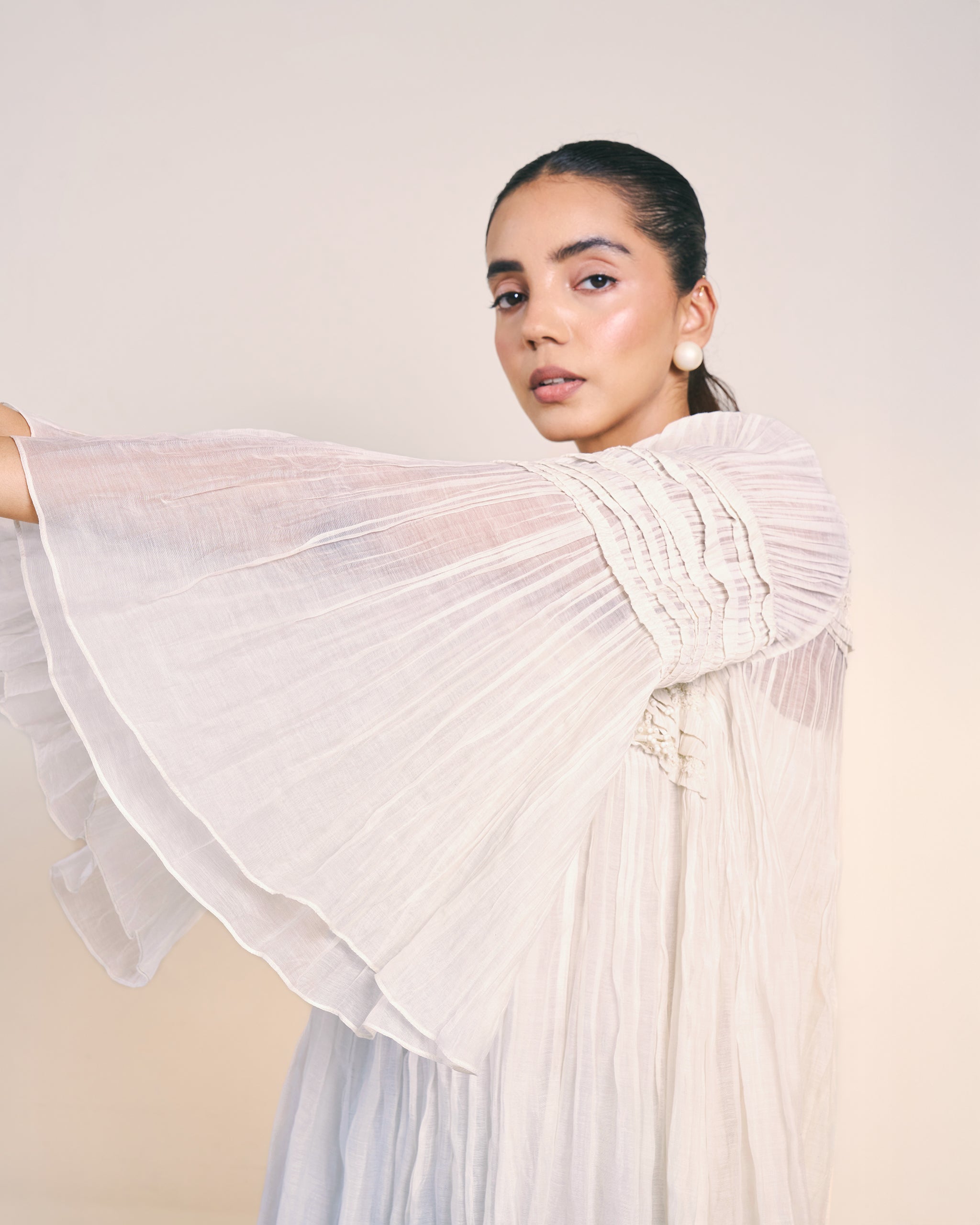 Off-white Fold Dress