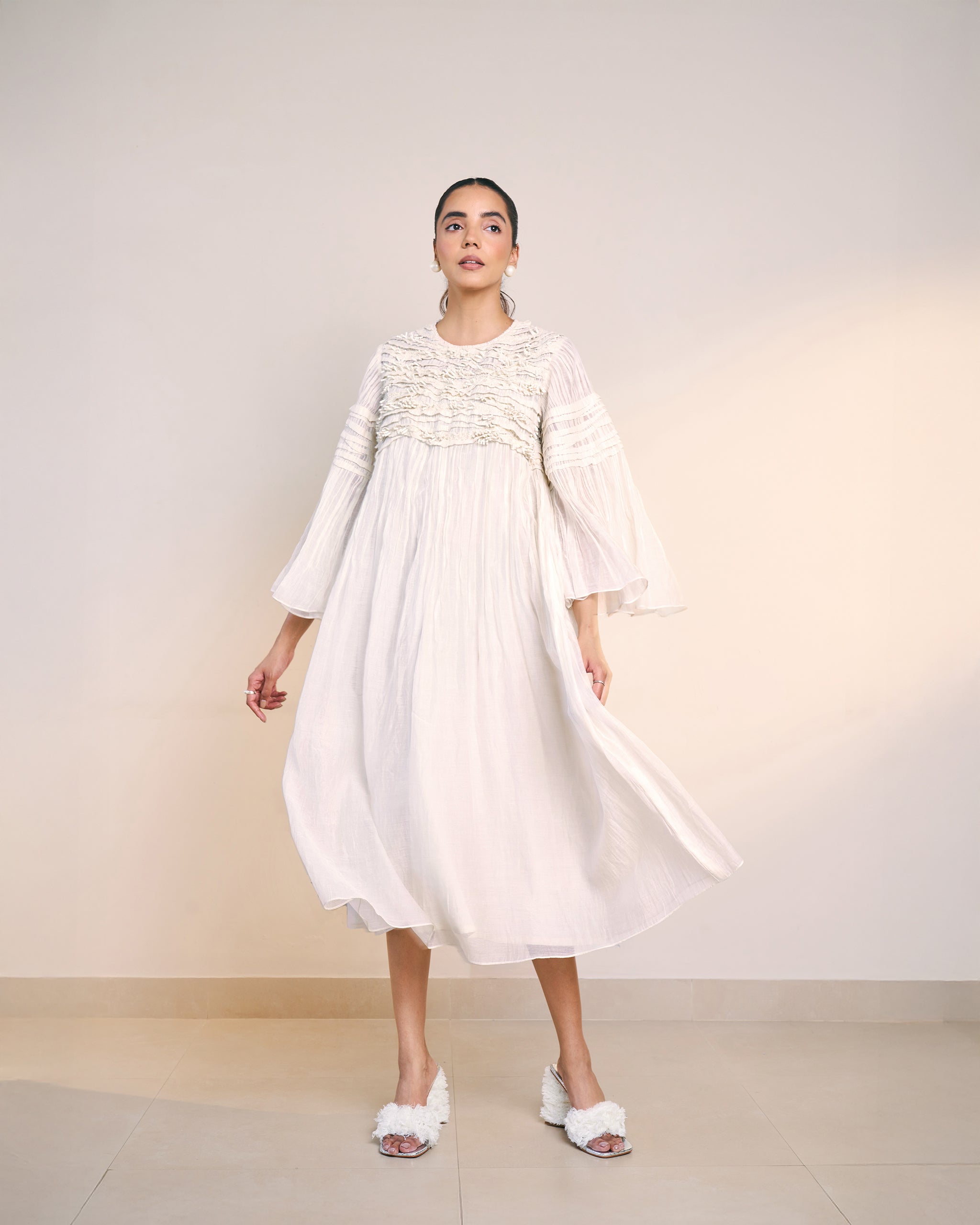 Off-white Fold Dress