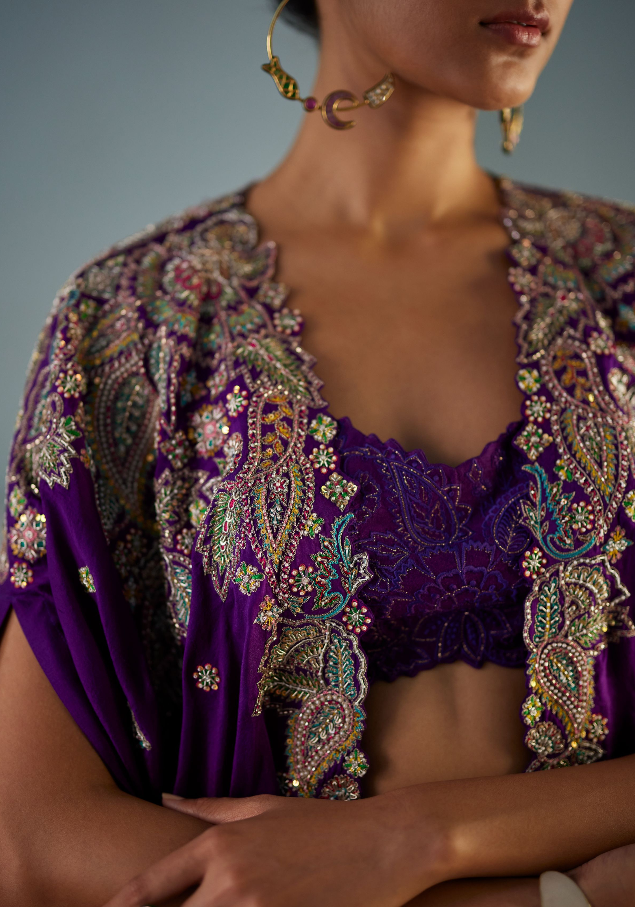 Juhi Cape Set