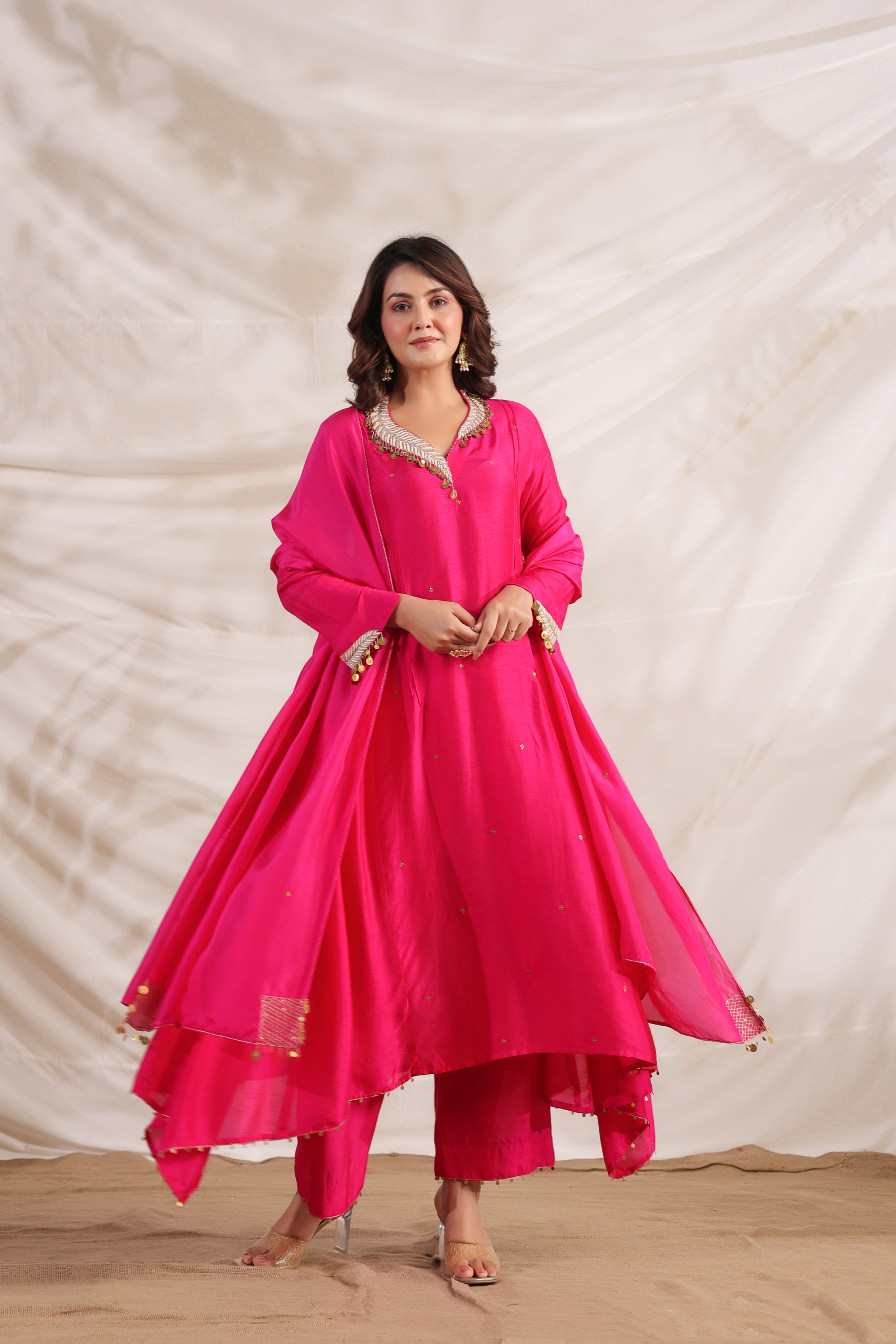 Pankh Anarkali Embroidered Kurta Set