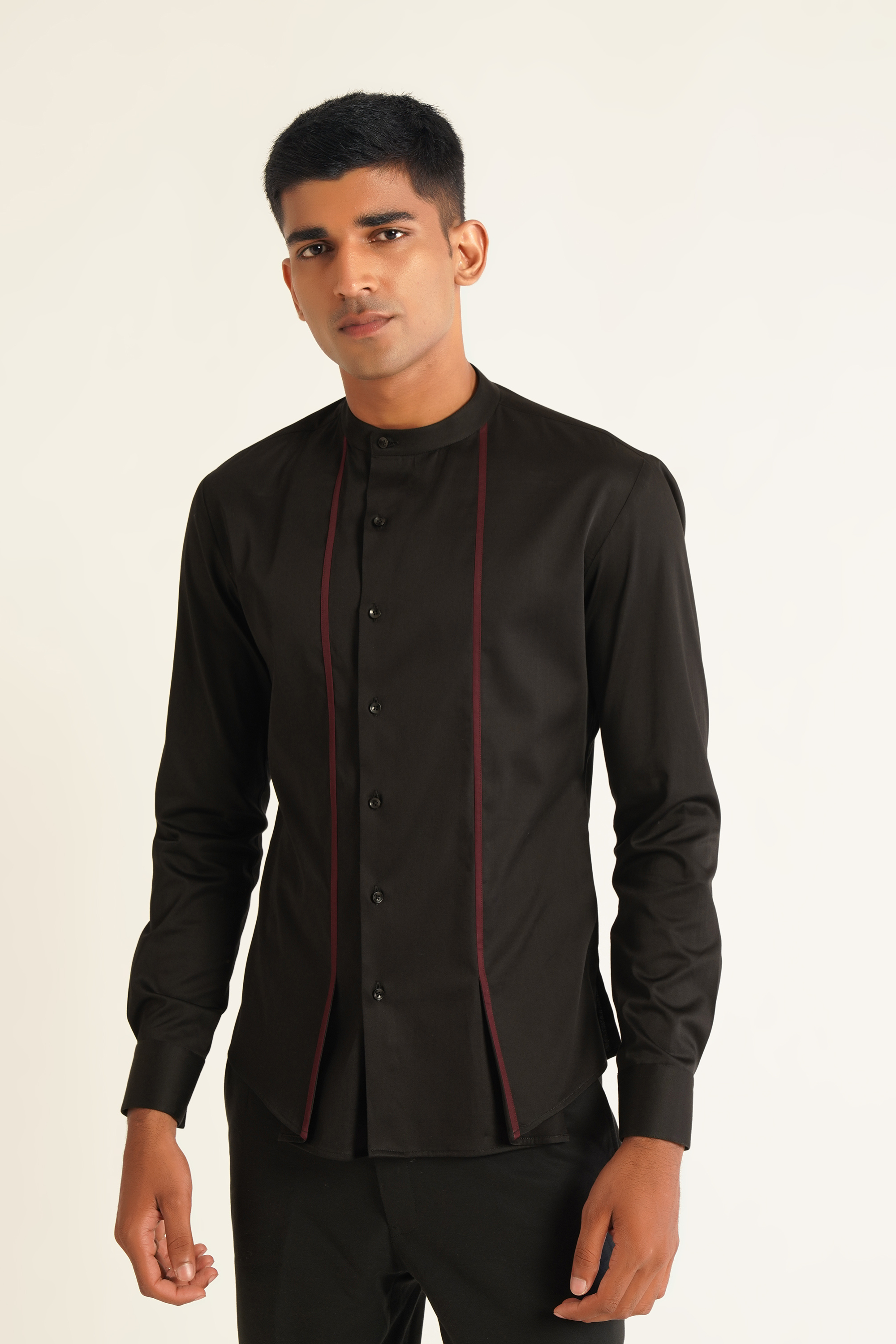 Off Centre Placket Shirt
