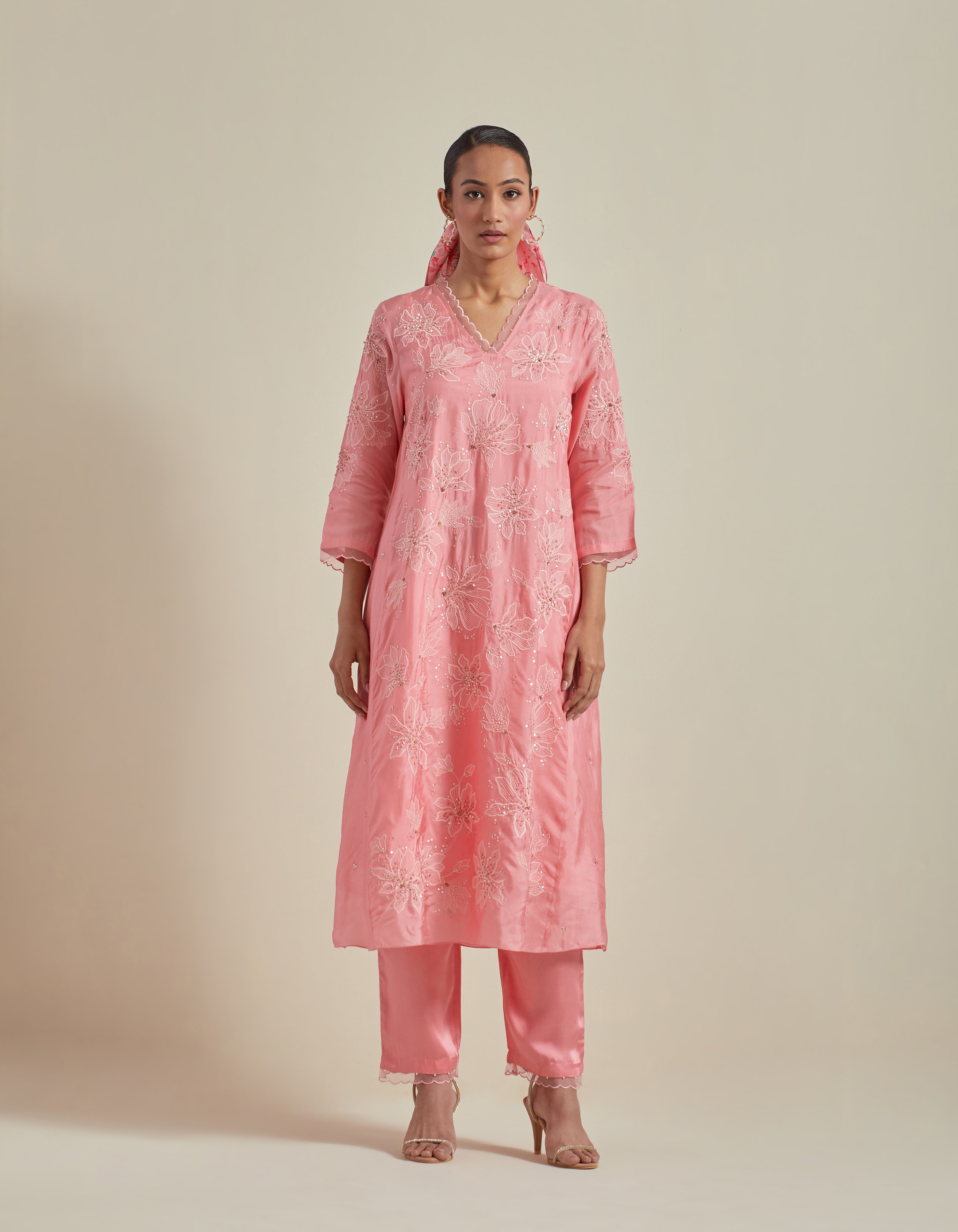 Pink Kurta Set