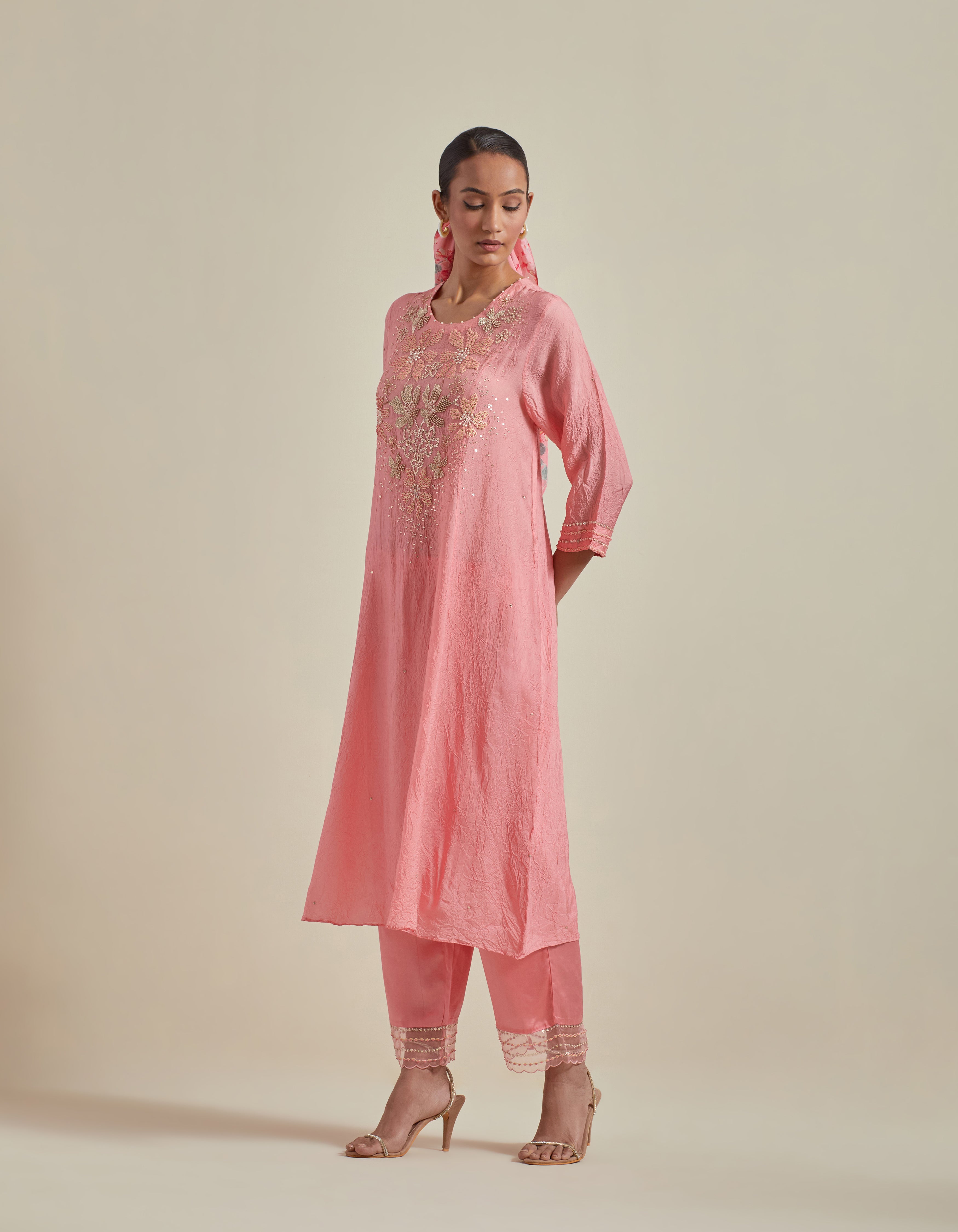 Pink Kurta Set