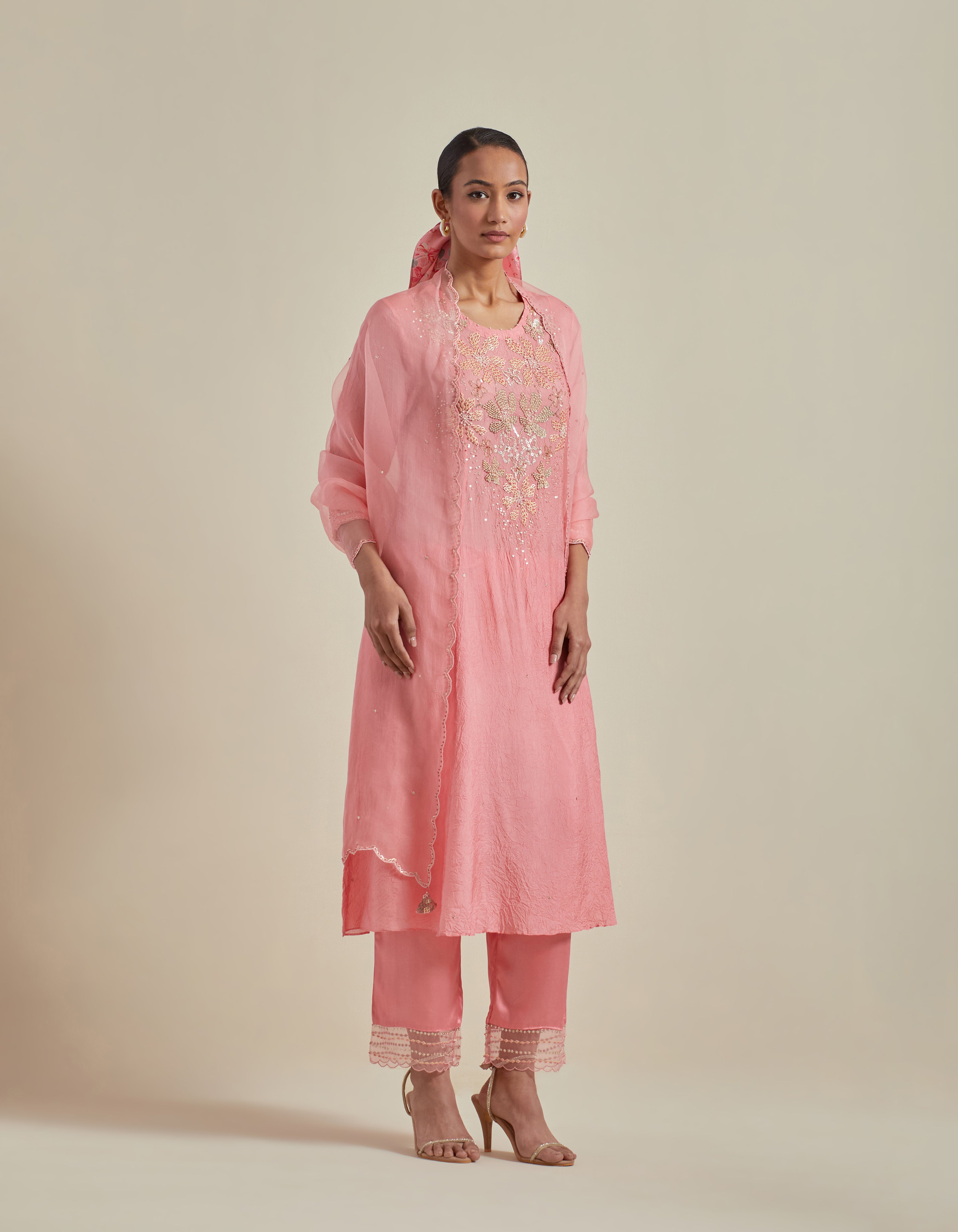 Pink Dupatta