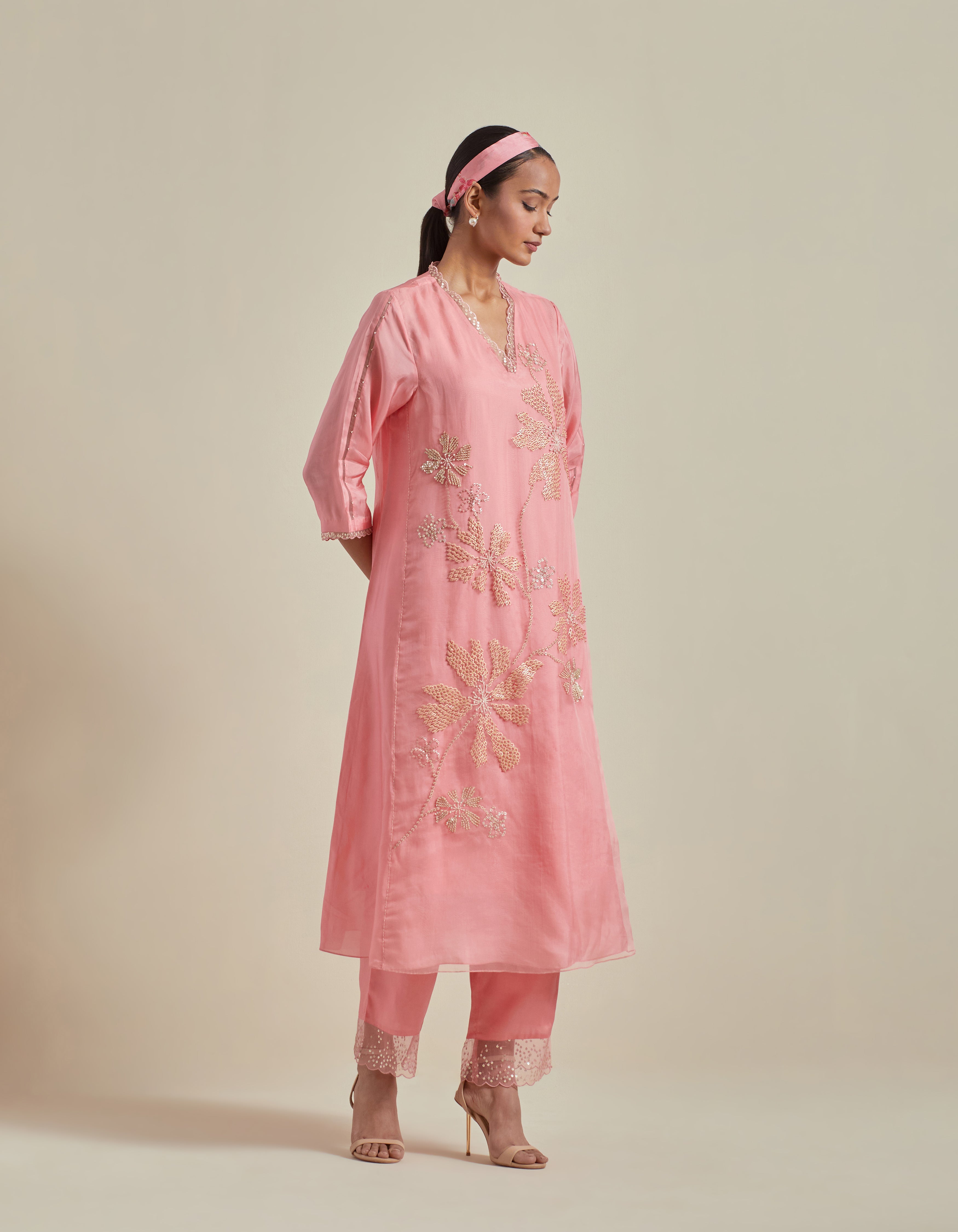 Pink Kurta Set