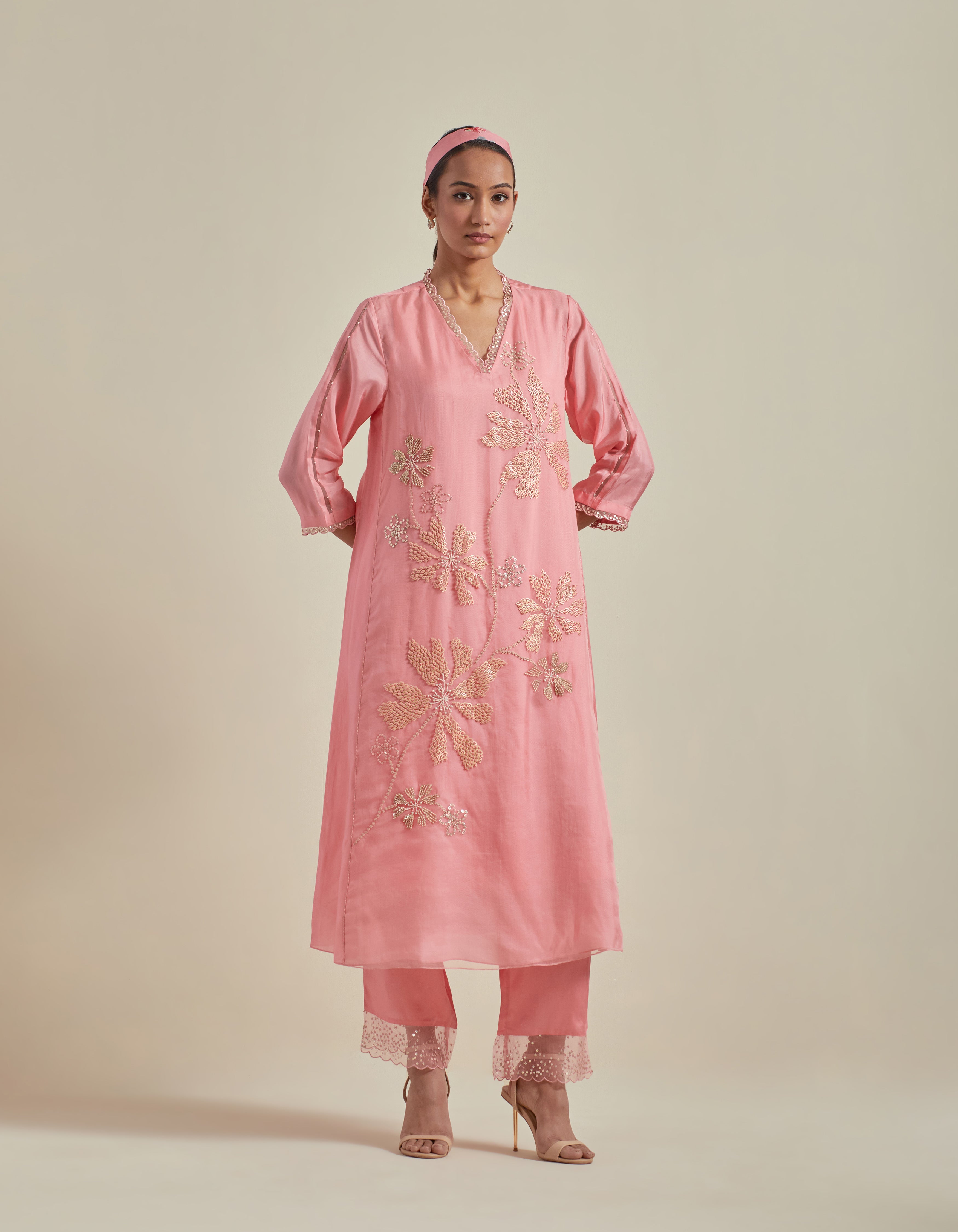 Pink Kurta Set