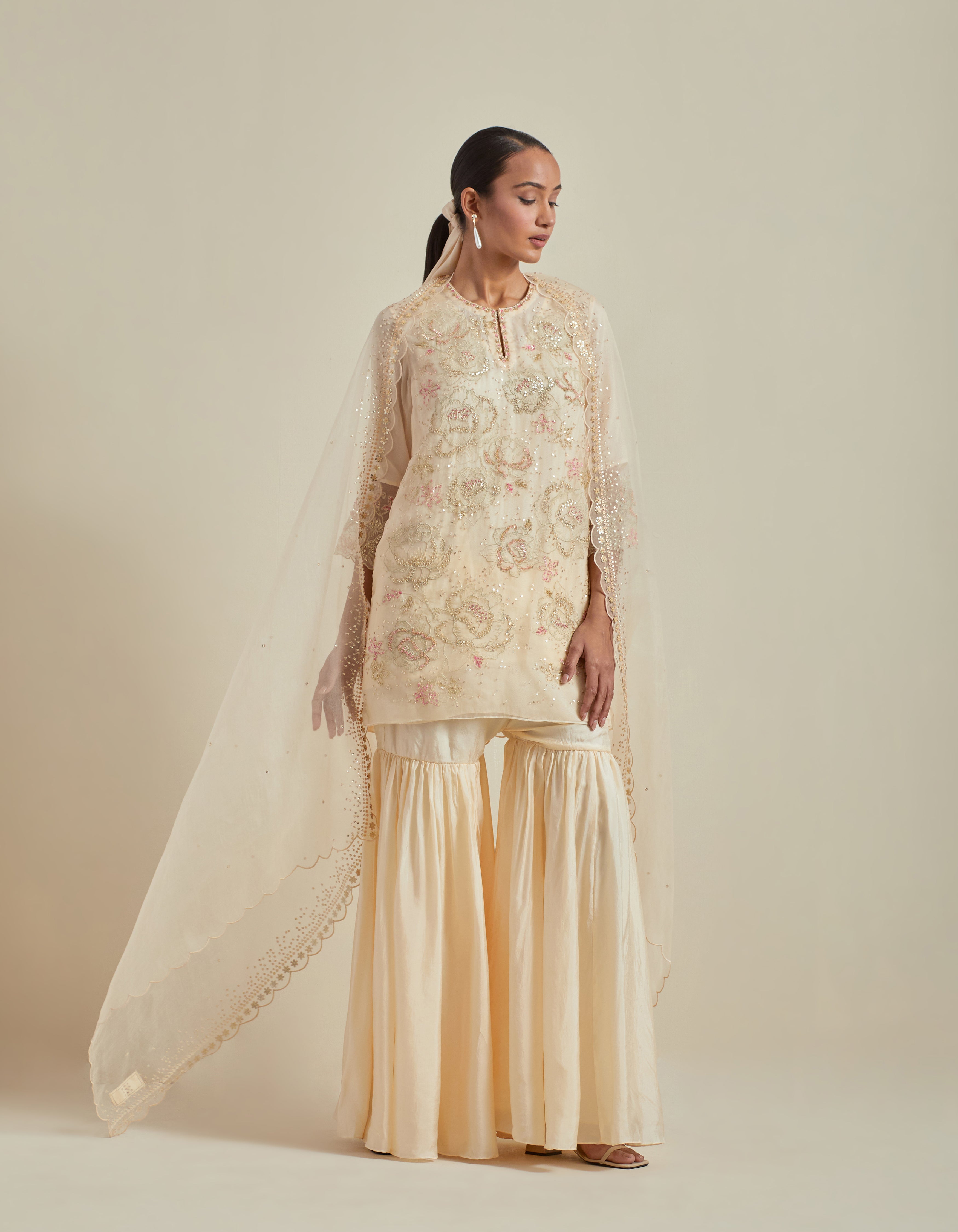 Off White Dupatta