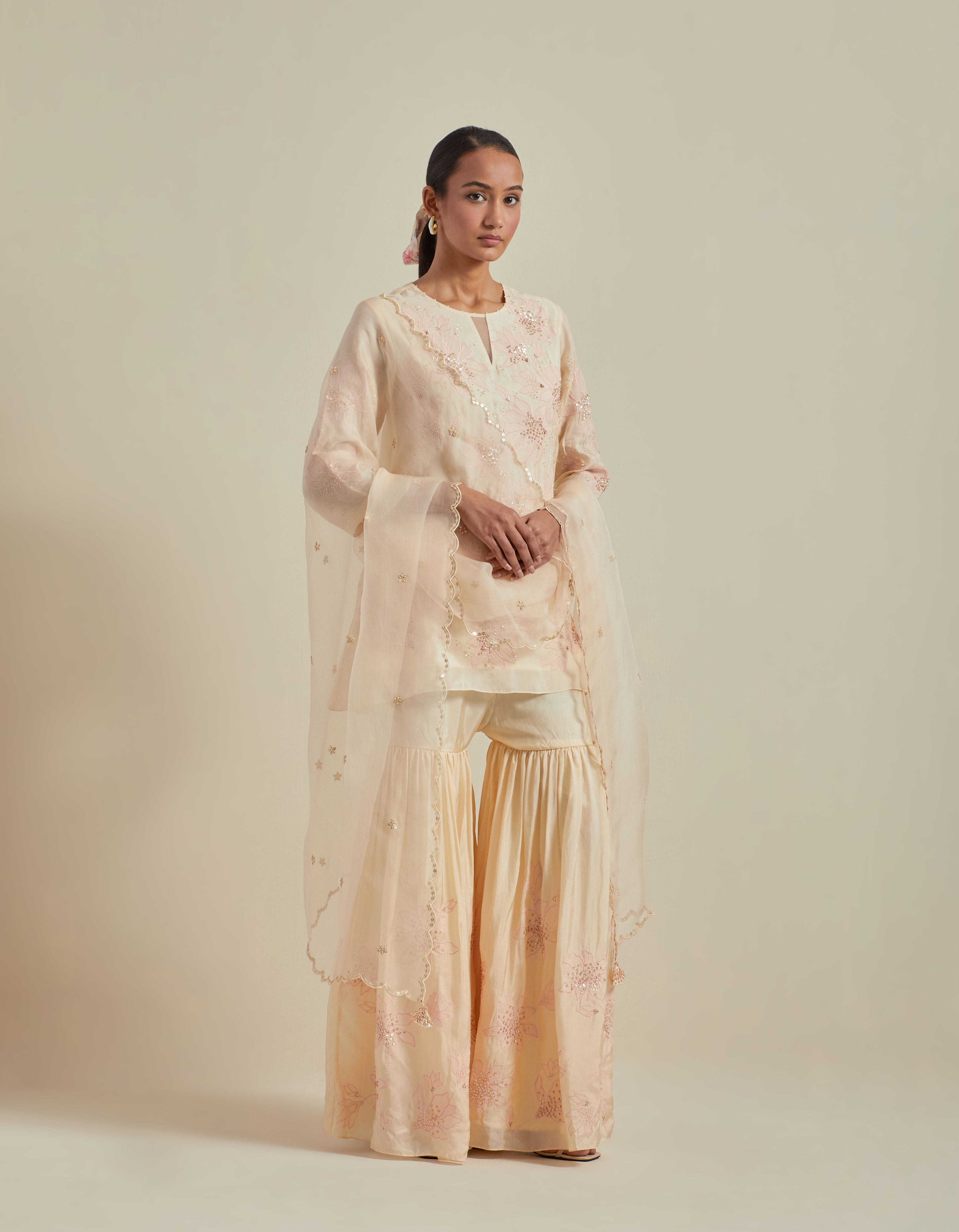 Off White Dupatta