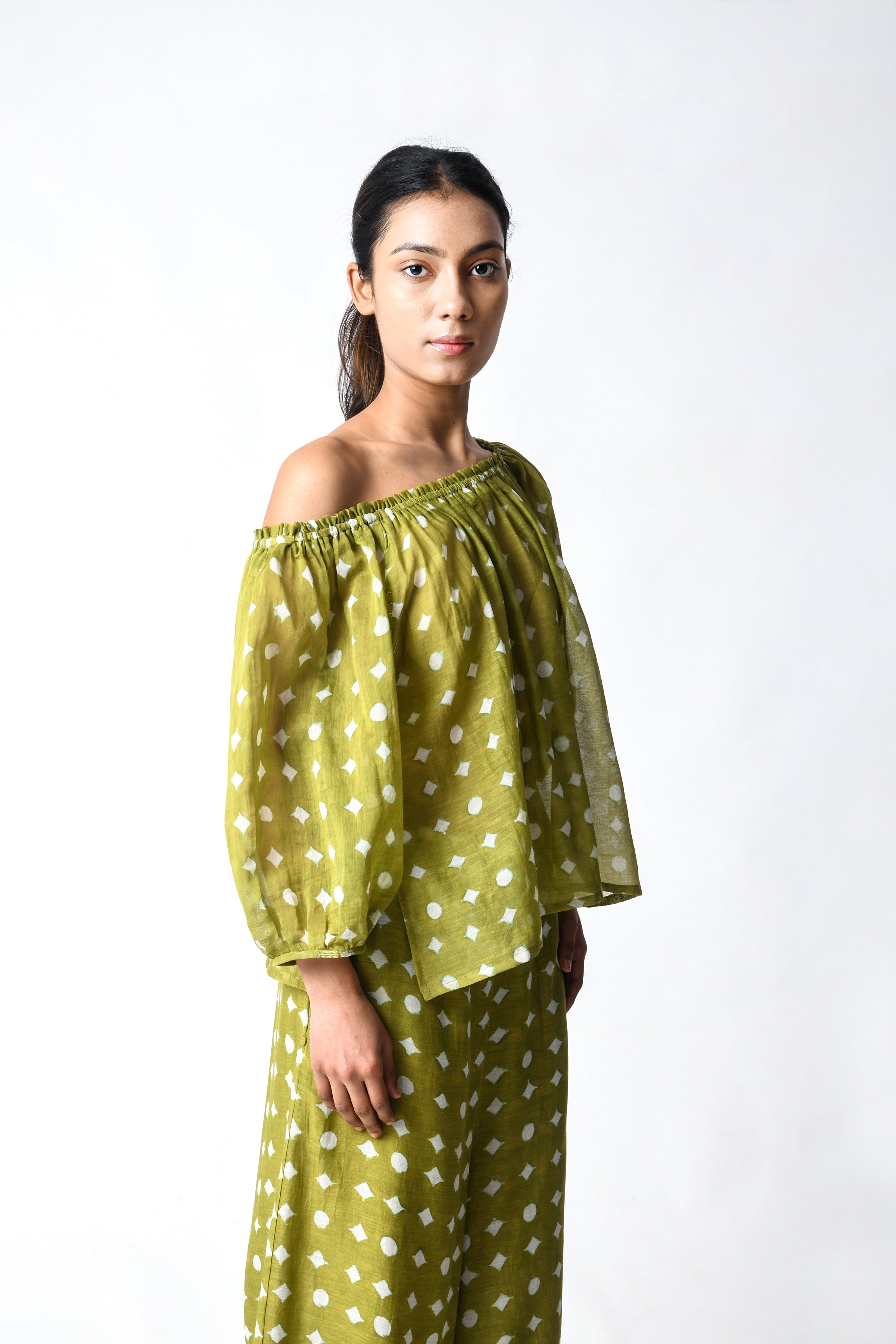 Henna Off-shoulder Co-ord Set