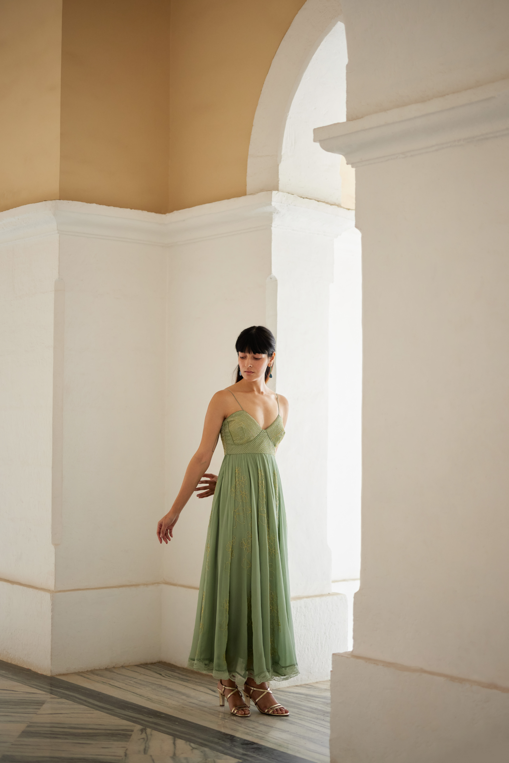 Sage Green Maxi Dress