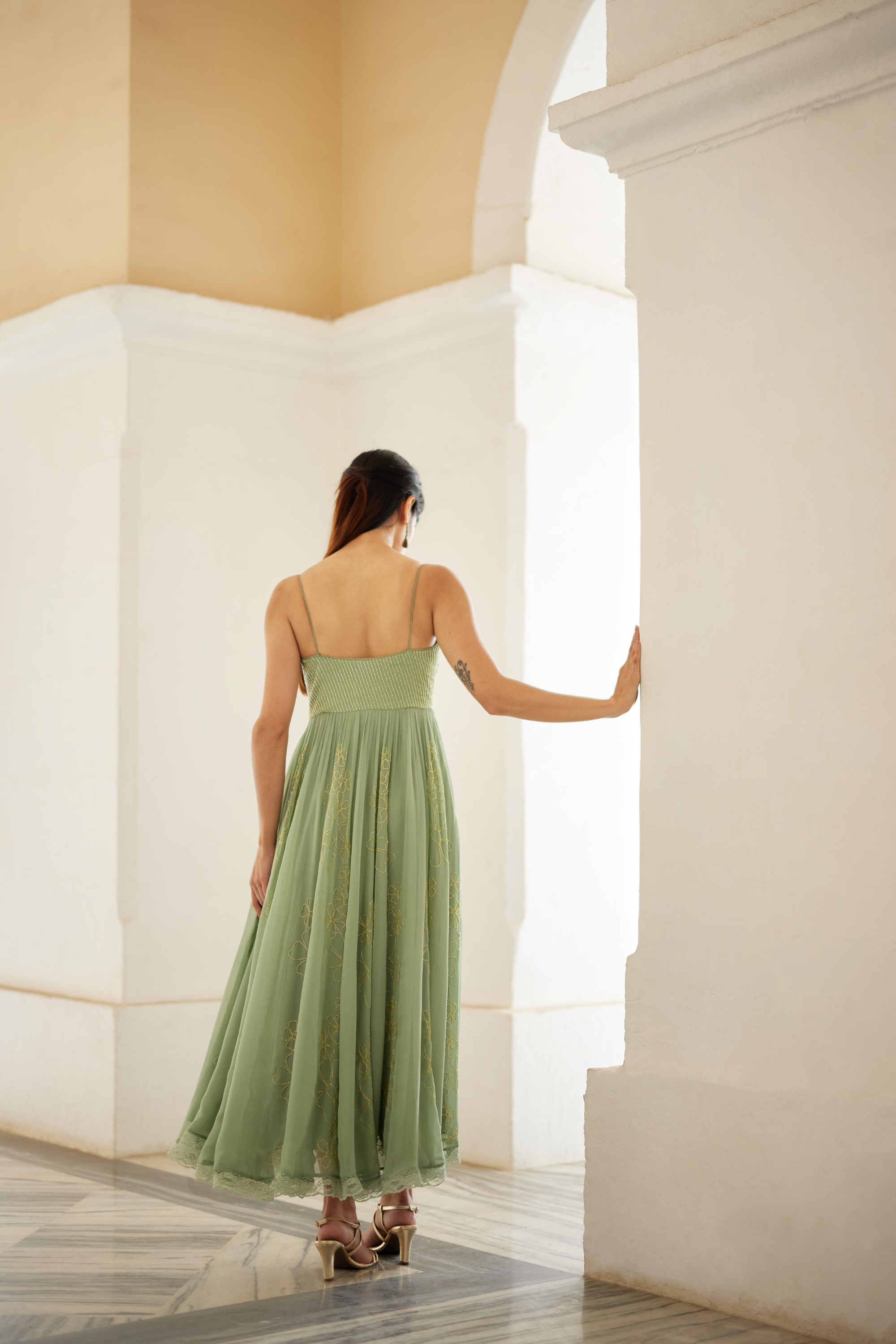 Sage Green Maxi Dress